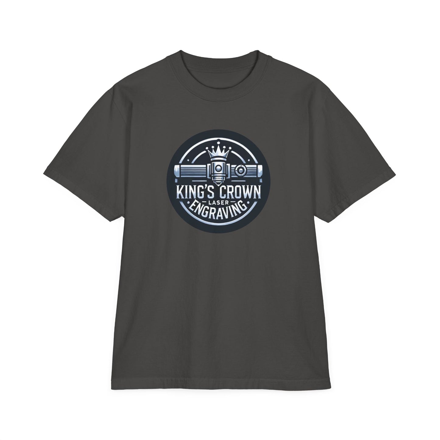 Custom Unisex King’s Crown Graphic T-Shirt, Casual Wear, Gifts for Him, Birthday, Crown Enthusiast Apparel, Engraving Theme Tee Printify