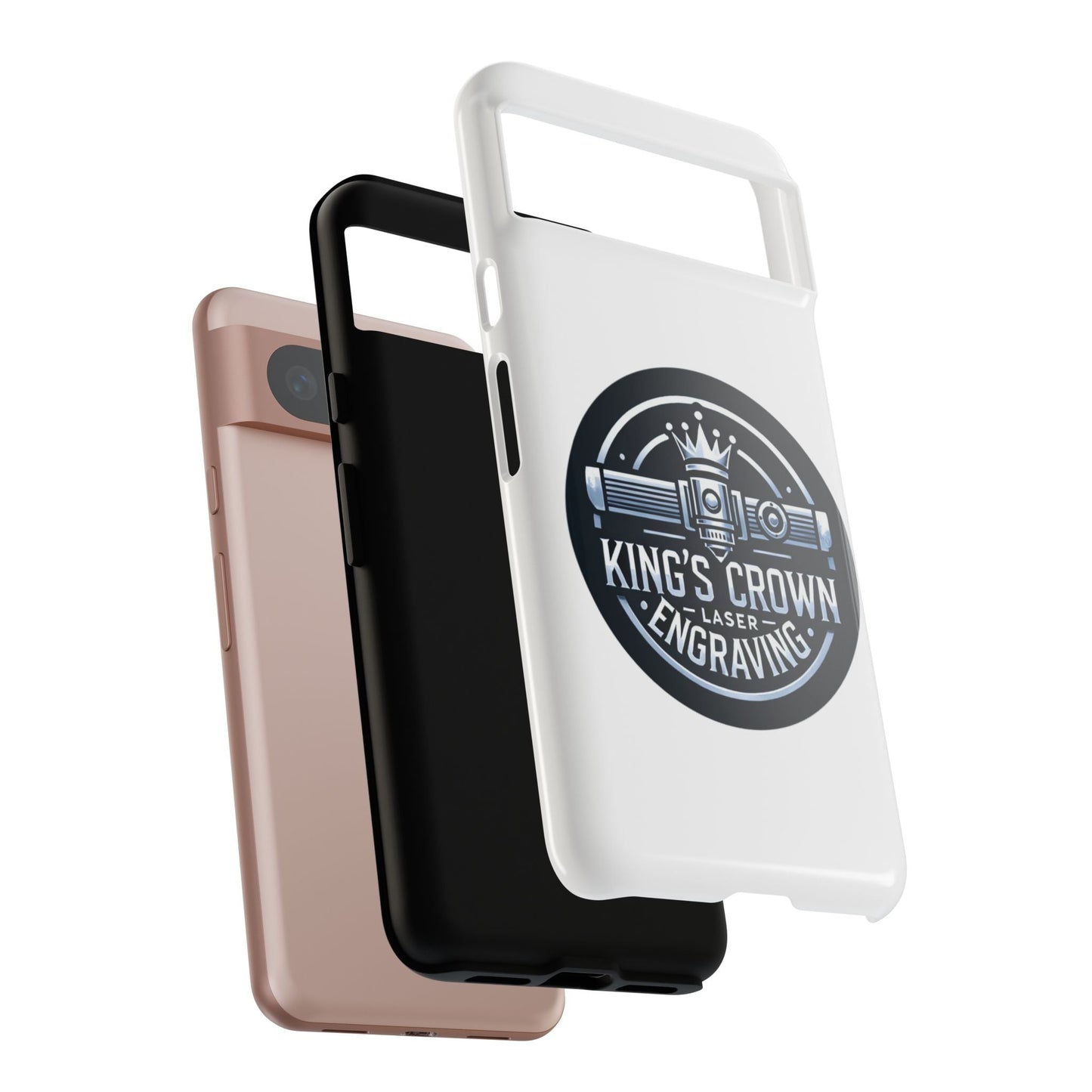 Custom Laser Engraved Phone Case, Tough Cases for Kings and Queens, Stylish Phone Accessories, Custom Gifts, Unique Designs Printify