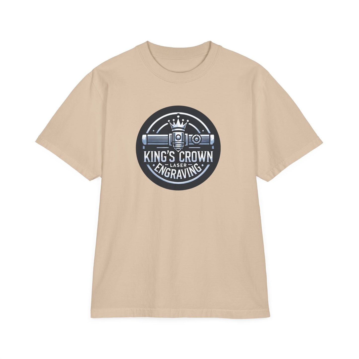 Custom Unisex King’s Crown Graphic T-Shirt, Casual Wear, Gifts for Him, Birthday, Crown Enthusiast Apparel, Engraving Theme Tee Printify