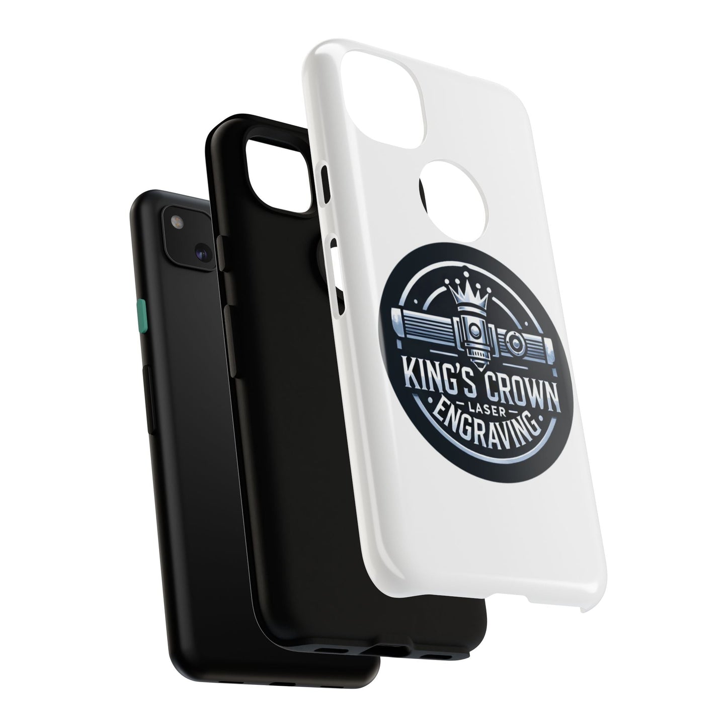 Custom Laser Engraved Phone Case, Tough Cases for Kings and Queens, Stylish Phone Accessories, Custom Gifts, Unique Designs Printify