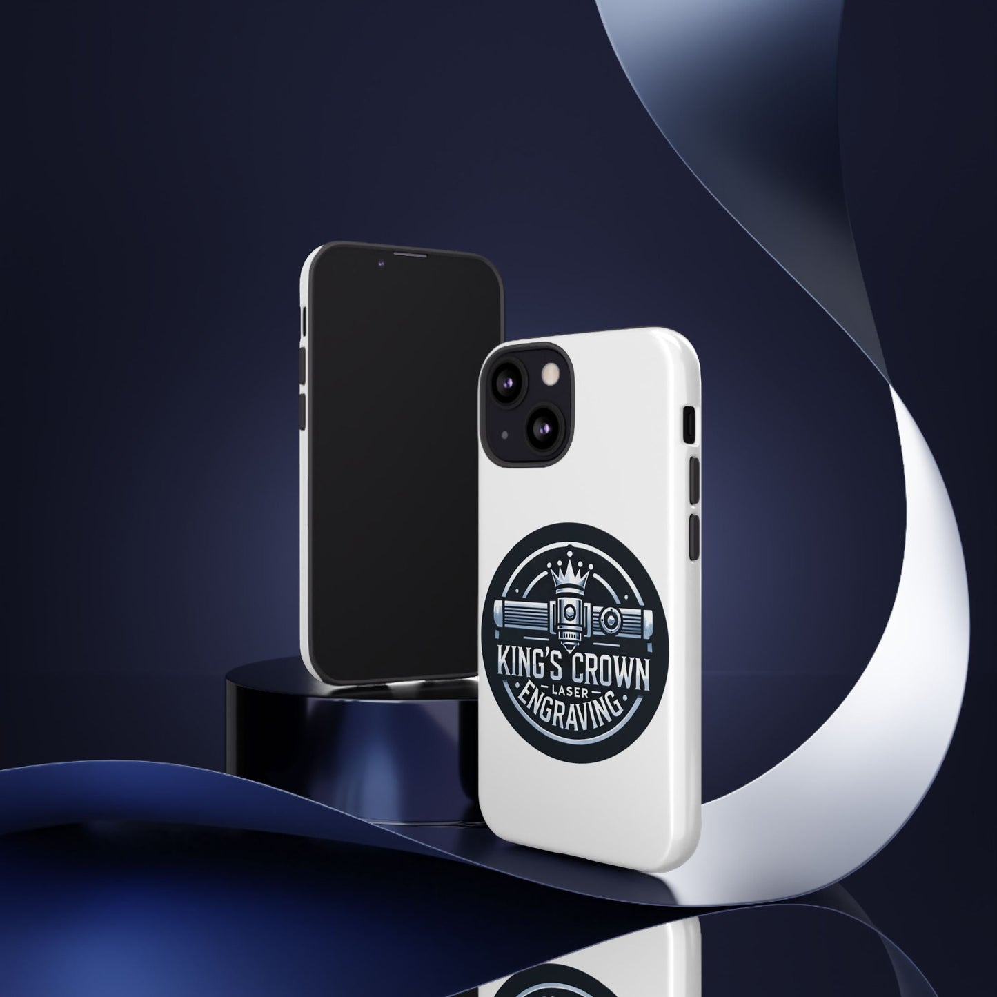 Custom Laser Engraved Phone Case, Tough Cases for Kings and Queens, Stylish Phone Accessories, Custom Gifts, Unique Designs Printify