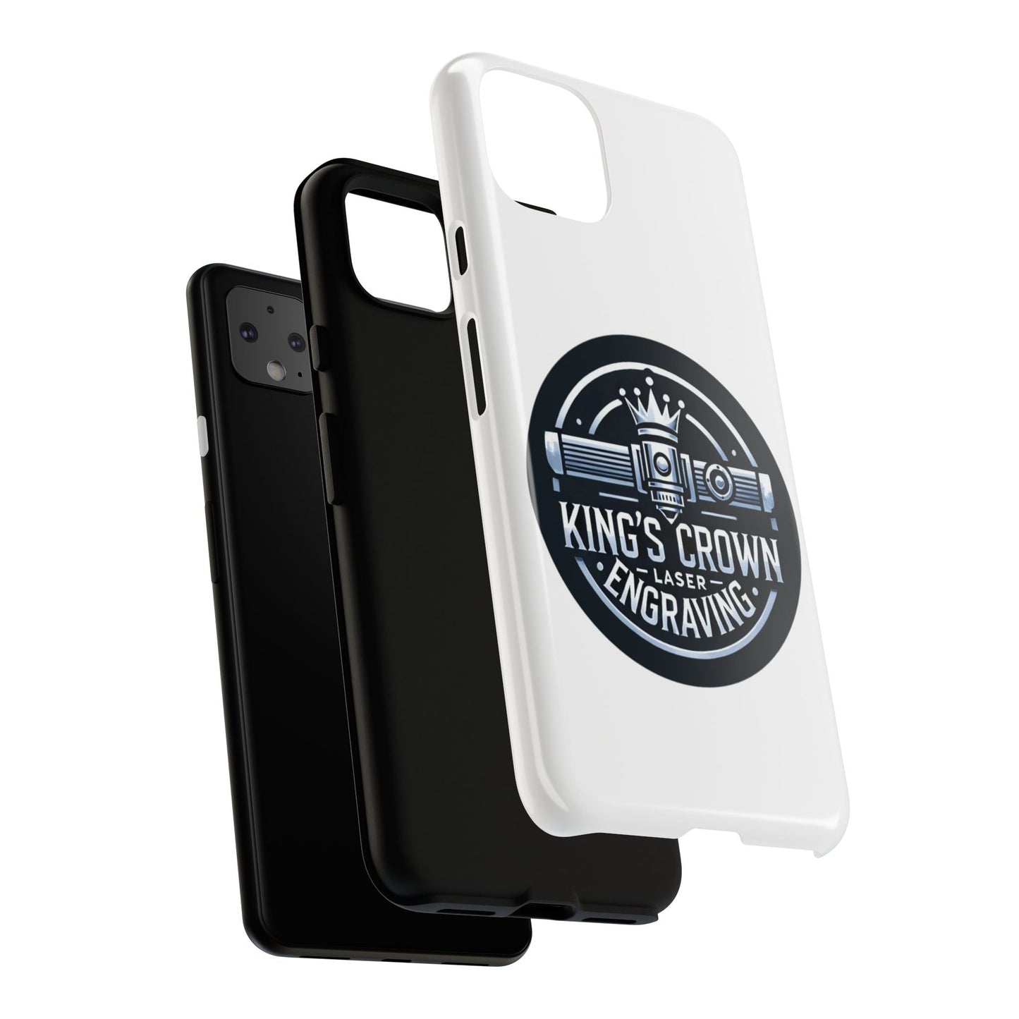 Custom Laser Engraved Phone Case, Tough Cases for Kings and Queens, Stylish Phone Accessories, Custom Gifts, Unique Designs Printify