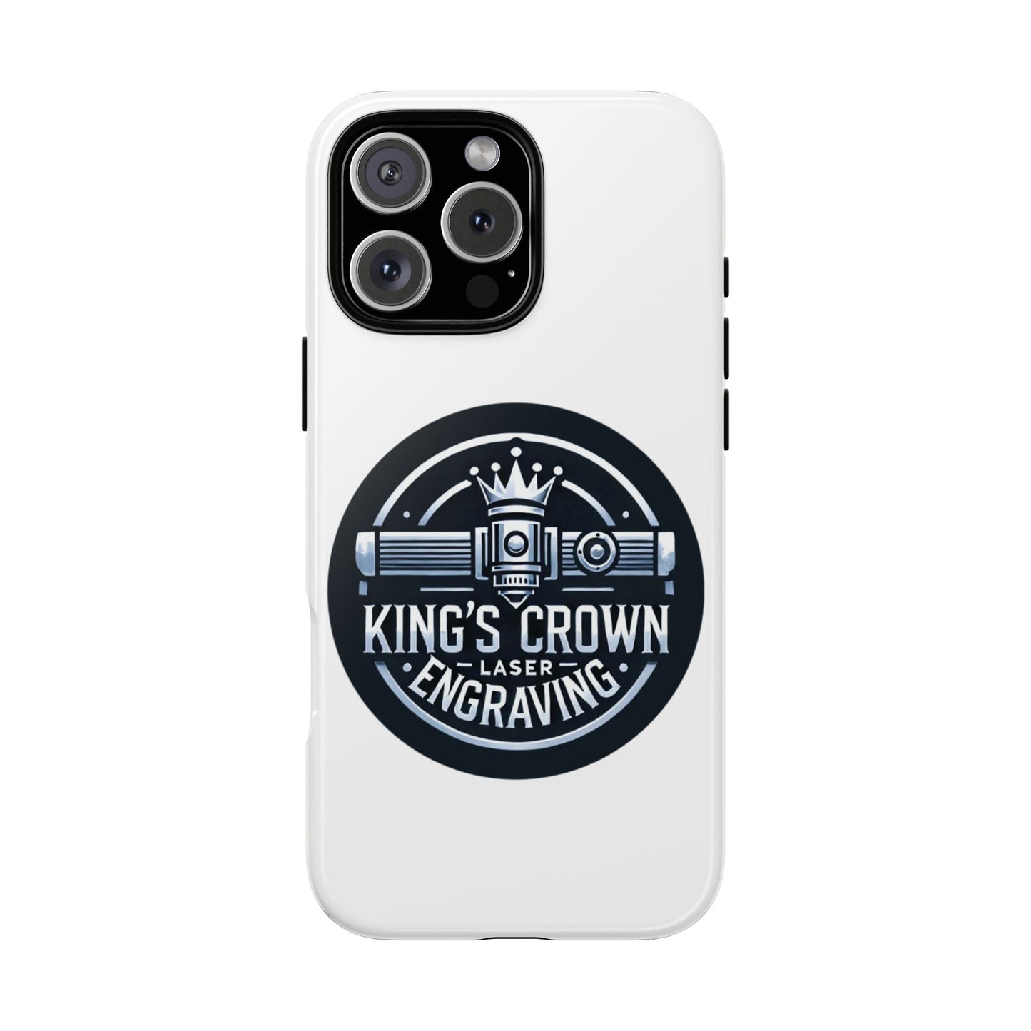 Custom Laser Engraved Phone Case, Tough Cases for Kings and Queens, Stylish Phone Accessories, Custom Gifts, Unique Designs Printify