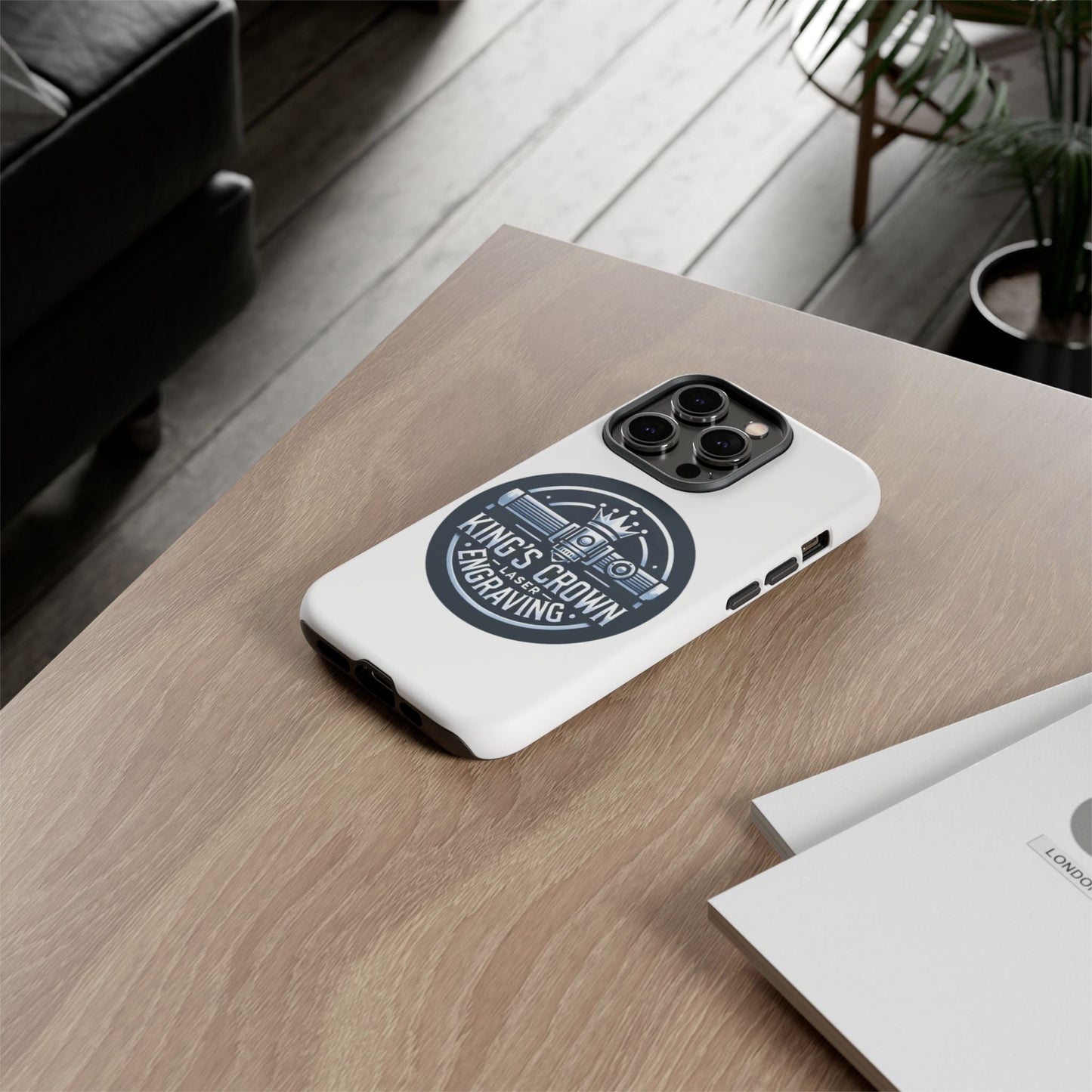 Custom Laser Engraved Phone Case, Tough Cases for Kings and Queens, Stylish Phone Accessories, Custom Gifts, Unique Designs Printify