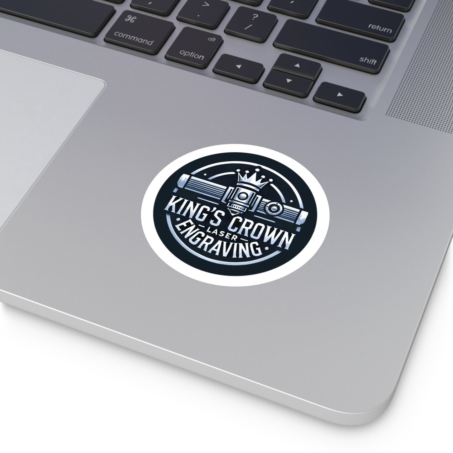 Custom Round Vinyl Stickers, Personalized Decals for Engraving Lovers, Unique Gifts for Artists, Party Favors, Craft Supplies Printify