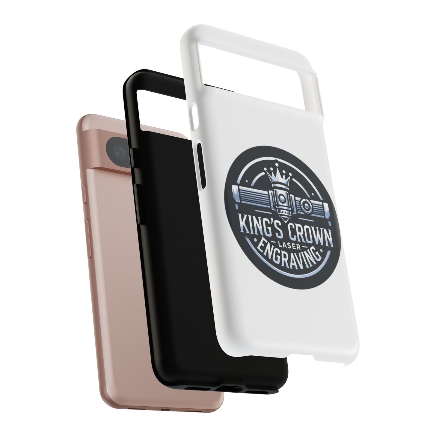 Custom Laser Engraved Phone Case, Tough Cases for Kings and Queens, Stylish Phone Accessories, Custom Gifts, Unique Designs Printify