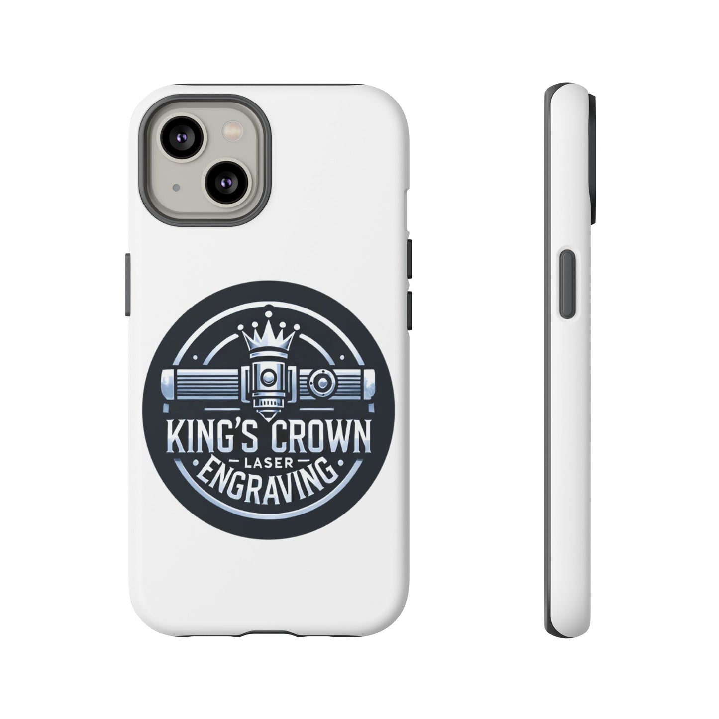 Custom Laser Engraved Phone Case, Tough Cases for Kings and Queens, Stylish Phone Accessories, Custom Gifts, Unique Designs Printify