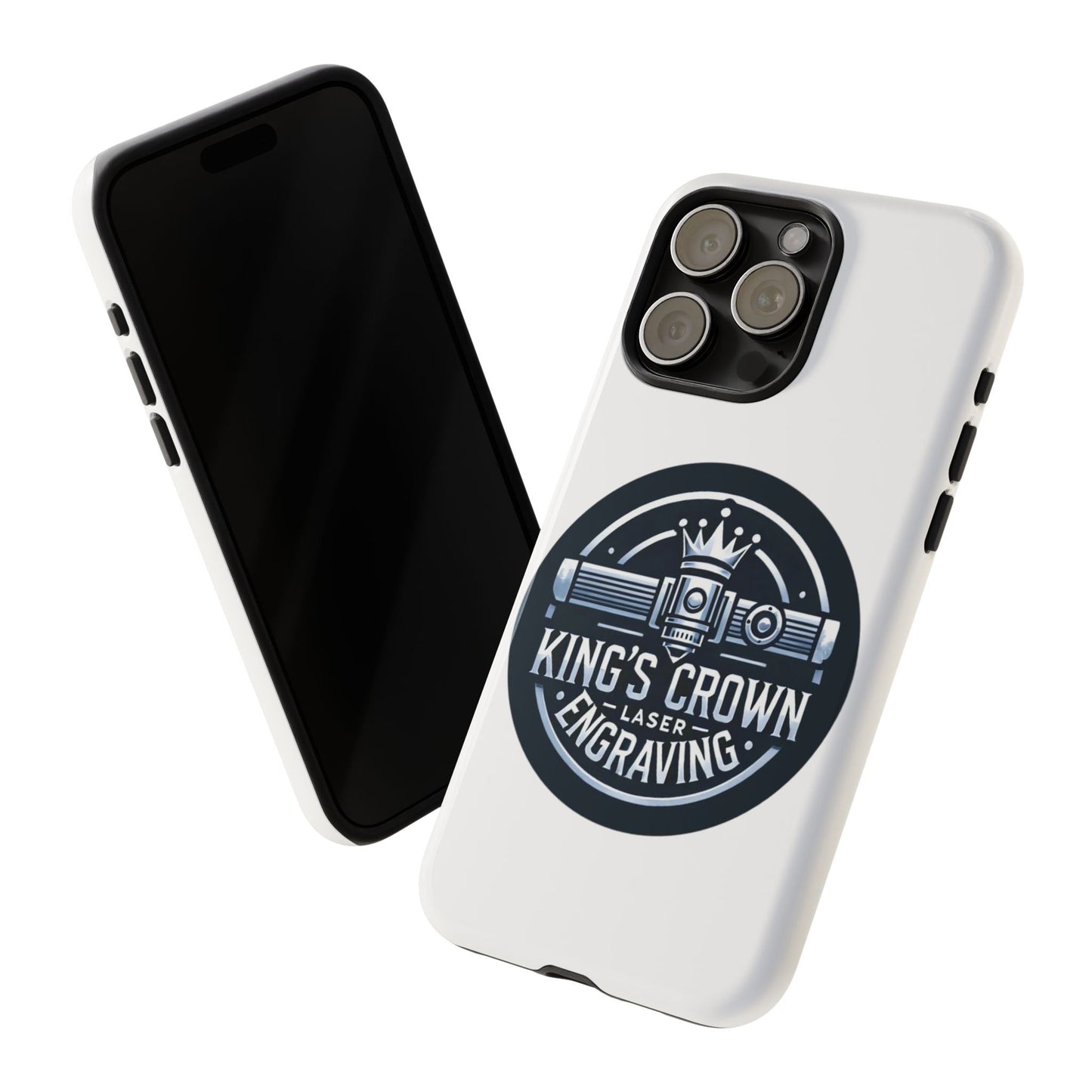 Custom Laser Engraved Phone Case, Tough Cases for Kings and Queens, Stylish Phone Accessories, Custom Gifts, Unique Designs Printify