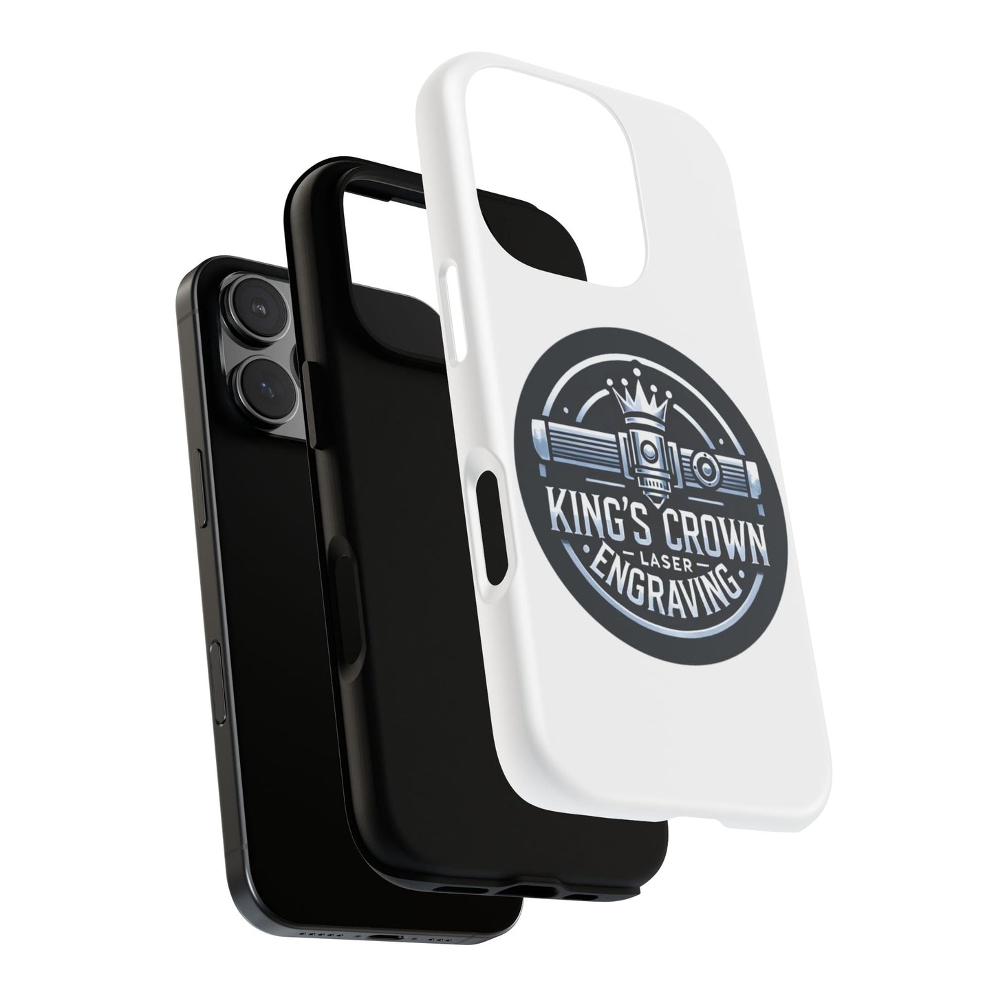 Custom Laser Engraved Phone Case, Tough Cases for Kings and Queens, Stylish Phone Accessories, Custom Gifts, Unique Designs Printify