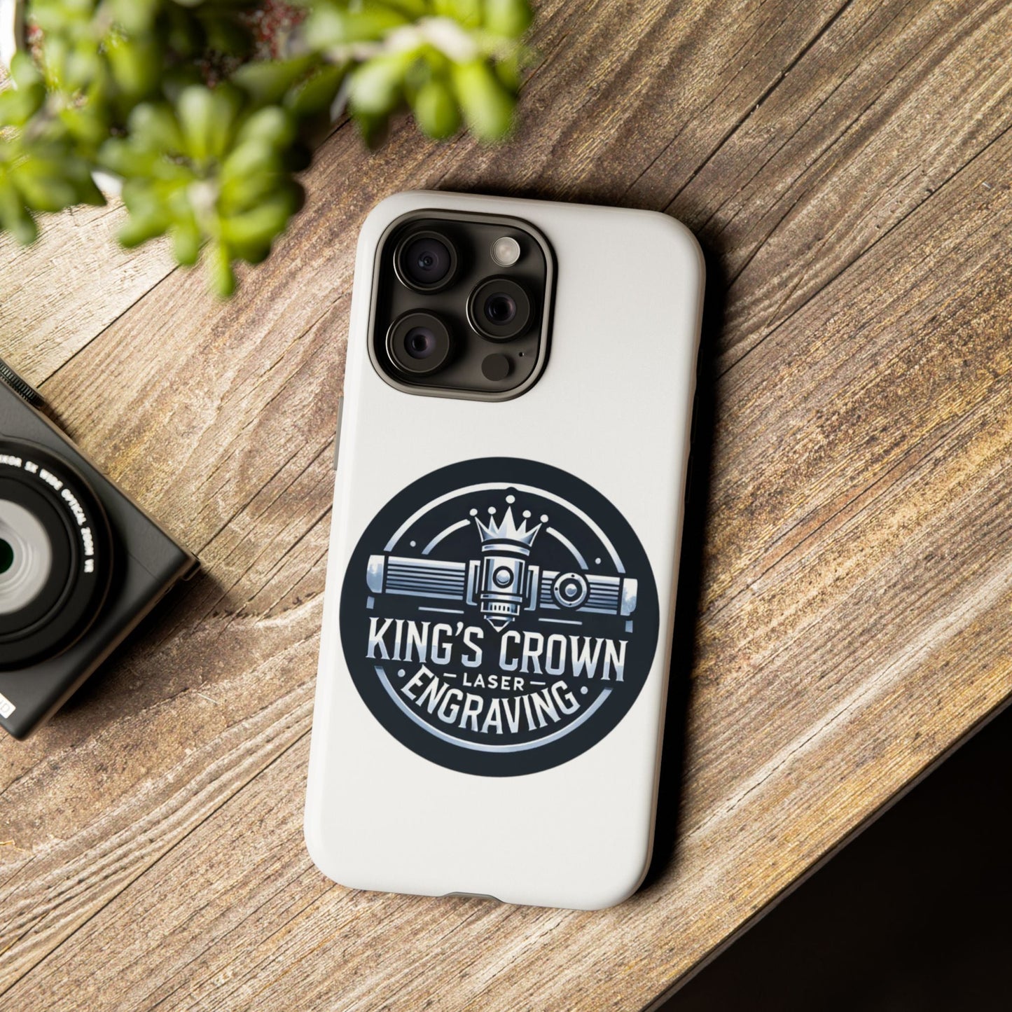 Custom Laser Engraved Phone Case, Tough Cases for Kings and Queens, Stylish Phone Accessories, Custom Gifts, Unique Designs Printify