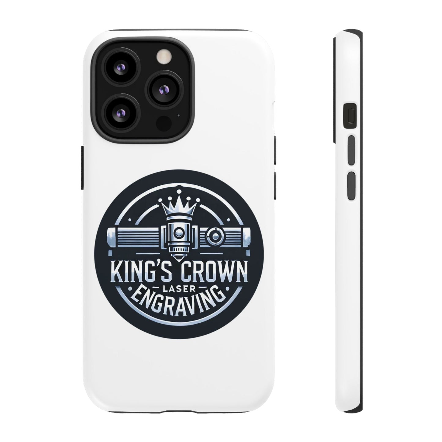 Custom Laser Engraved Phone Case, Tough Cases for Kings and Queens, Stylish Phone Accessories, Custom Gifts, Unique Designs Printify