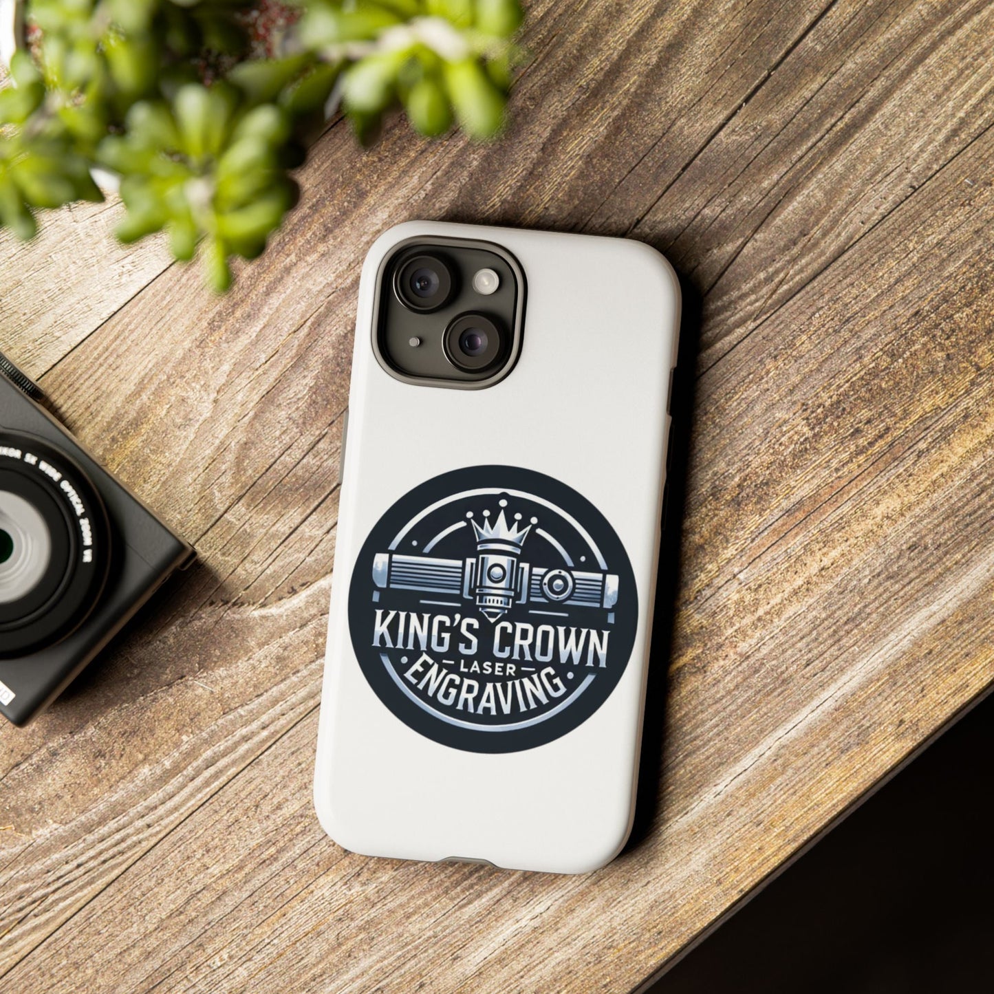 Custom Laser Engraved Phone Case, Tough Cases for Kings and Queens, Stylish Phone Accessories, Custom Gifts, Unique Designs Printify