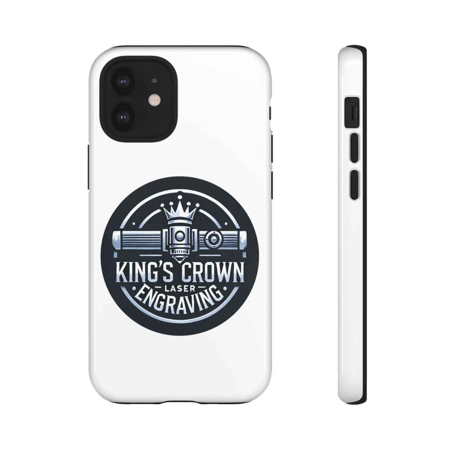 Custom Laser Engraved Phone Case, Tough Cases for Kings and Queens, Stylish Phone Accessories, Custom Gifts, Unique Designs Printify