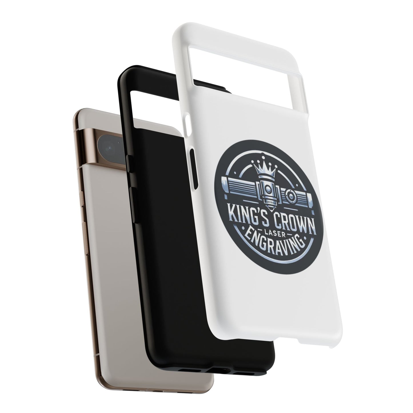 Custom Laser Engraved Phone Case, Tough Cases for Kings and Queens, Stylish Phone Accessories, Custom Gifts, Unique Designs Printify