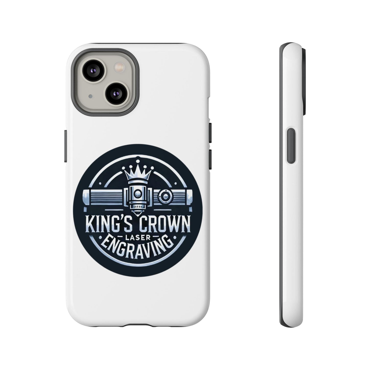 Custom Laser Engraved Phone Case, Tough Cases for Kings and Queens, Stylish Phone Accessories, Custom Gifts, Unique Designs Printify