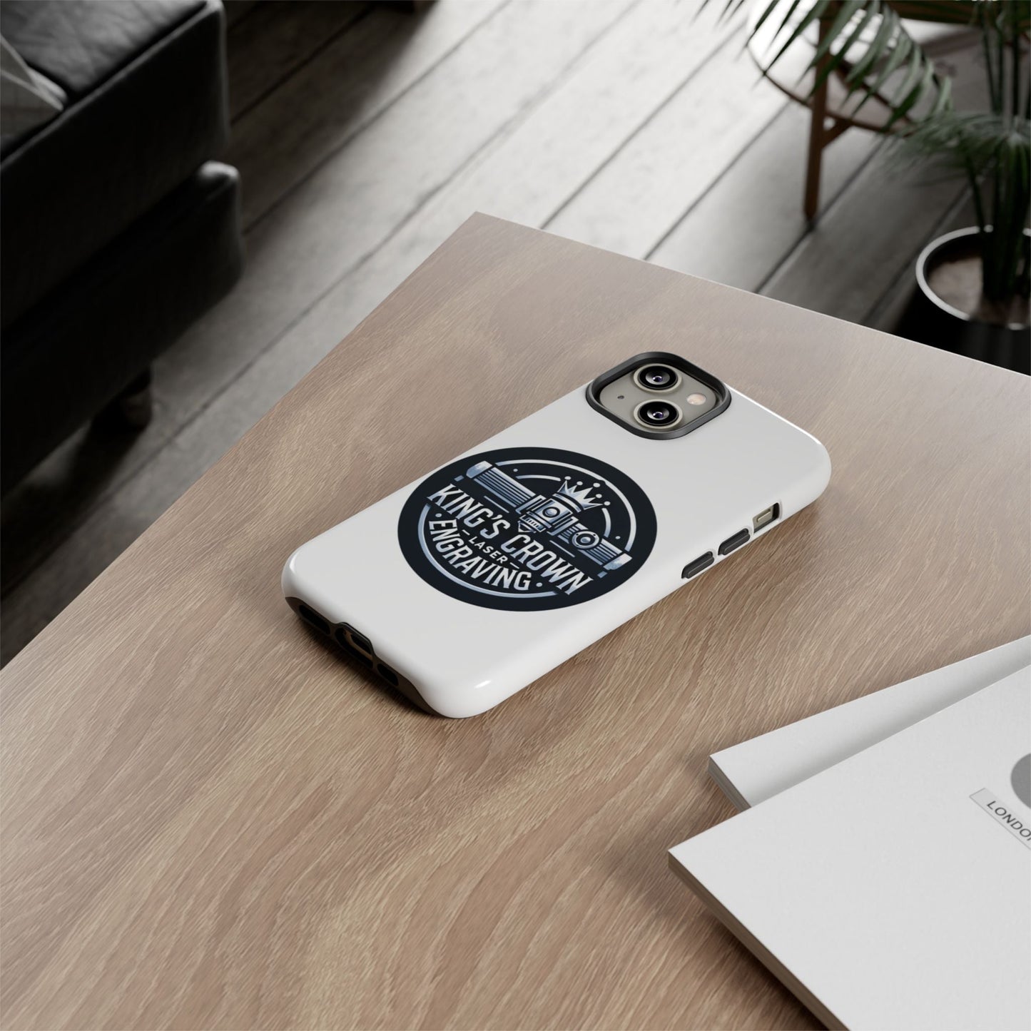 Custom Laser Engraved Phone Case, Tough Cases for Kings and Queens, Stylish Phone Accessories, Custom Gifts, Unique Designs Printify