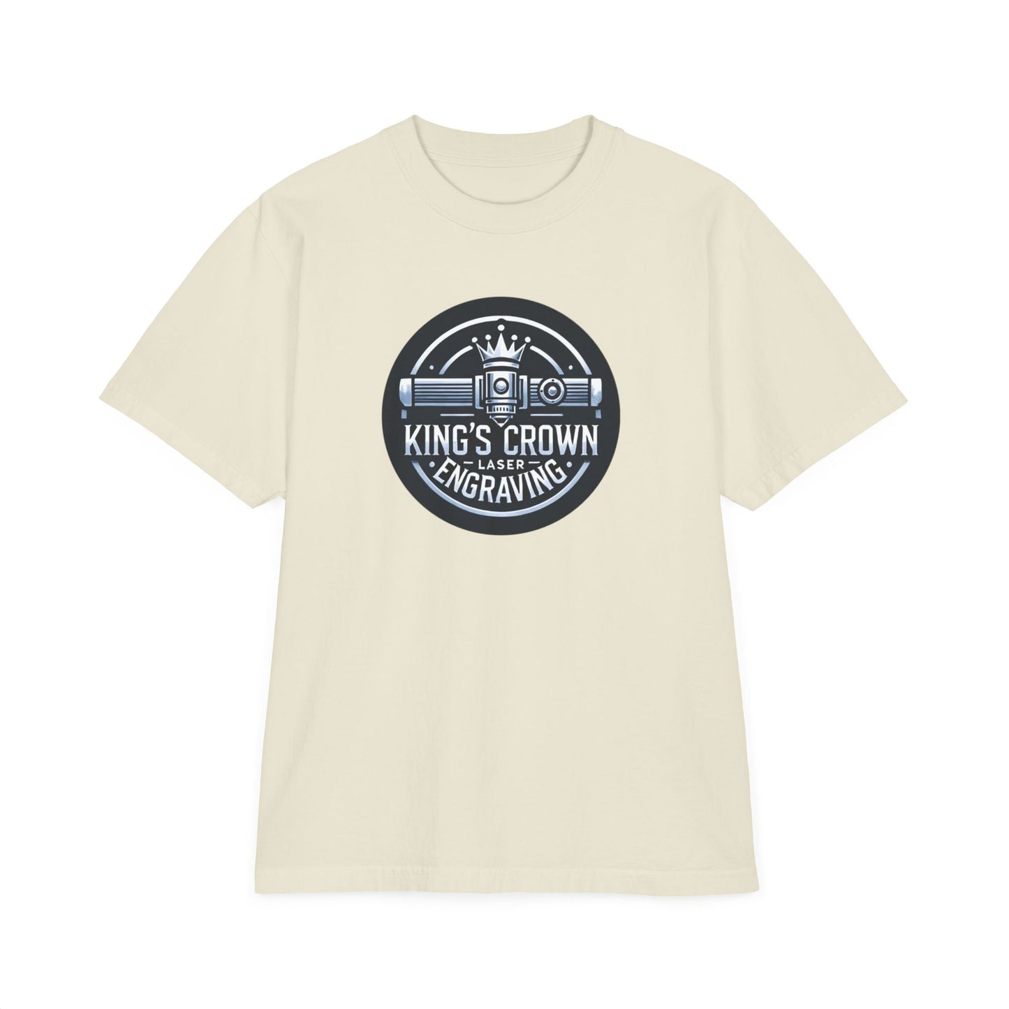 Custom Unisex King’s Crown Graphic T-Shirt, Casual Wear, Gifts for Him, Birthday, Crown Enthusiast Apparel, Engraving Theme Tee Printify