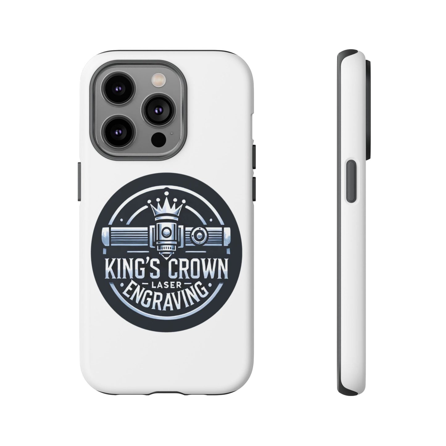 Custom Laser Engraved Phone Case, Tough Cases for Kings and Queens, Stylish Phone Accessories, Custom Gifts, Unique Designs Printify
