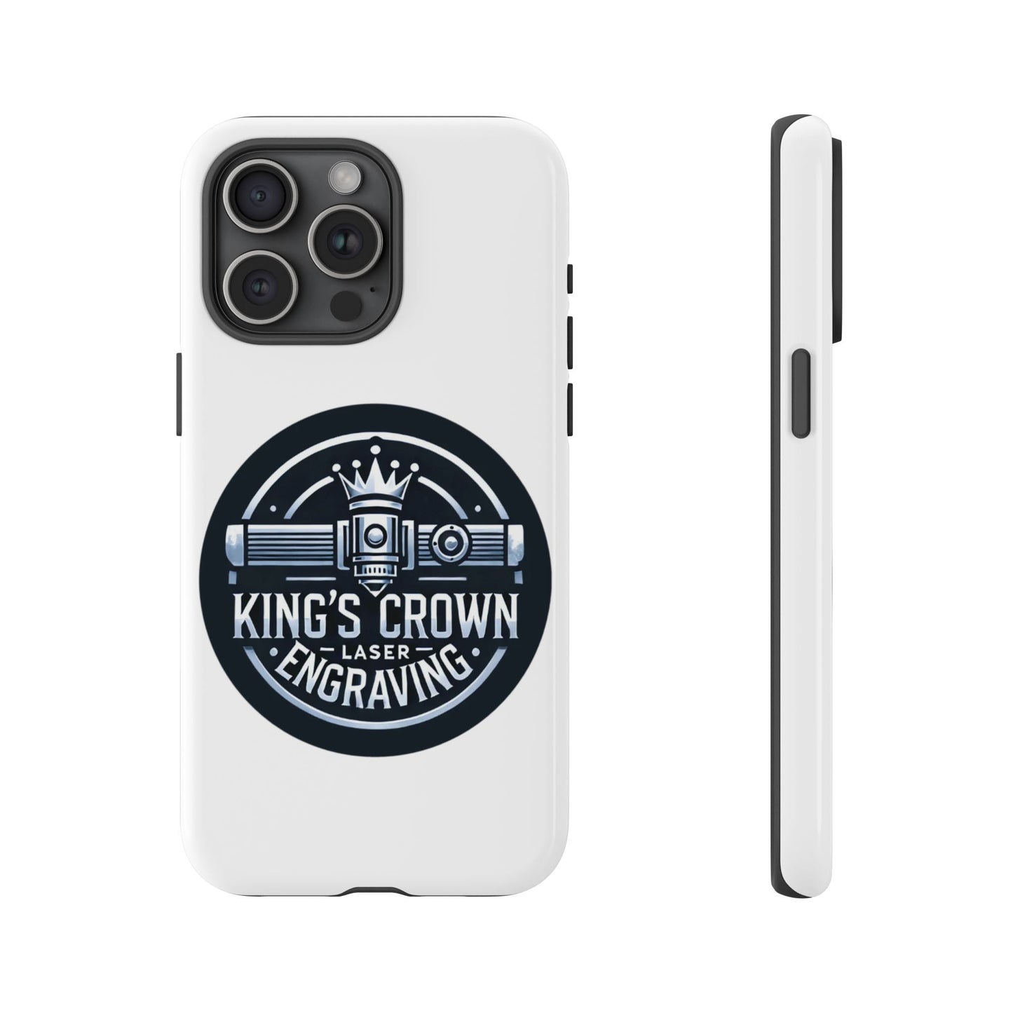 Custom Laser Engraved Phone Case, Tough Cases for Kings and Queens, Stylish Phone Accessories, Custom Gifts, Unique Designs Printify