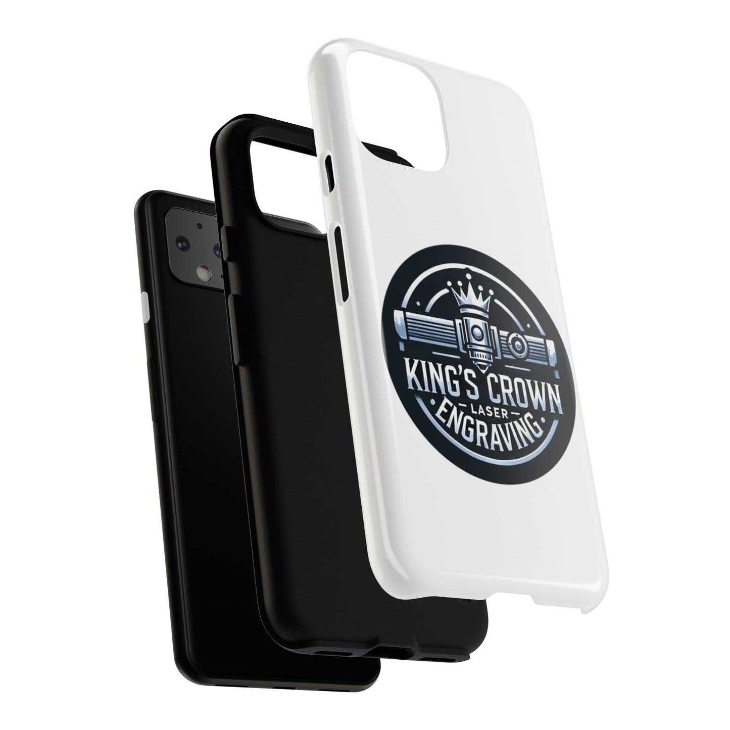 Custom Laser Engraved Phone Case, Tough Cases for Kings and Queens, Stylish Phone Accessories, Custom Gifts, Unique Designs Printify