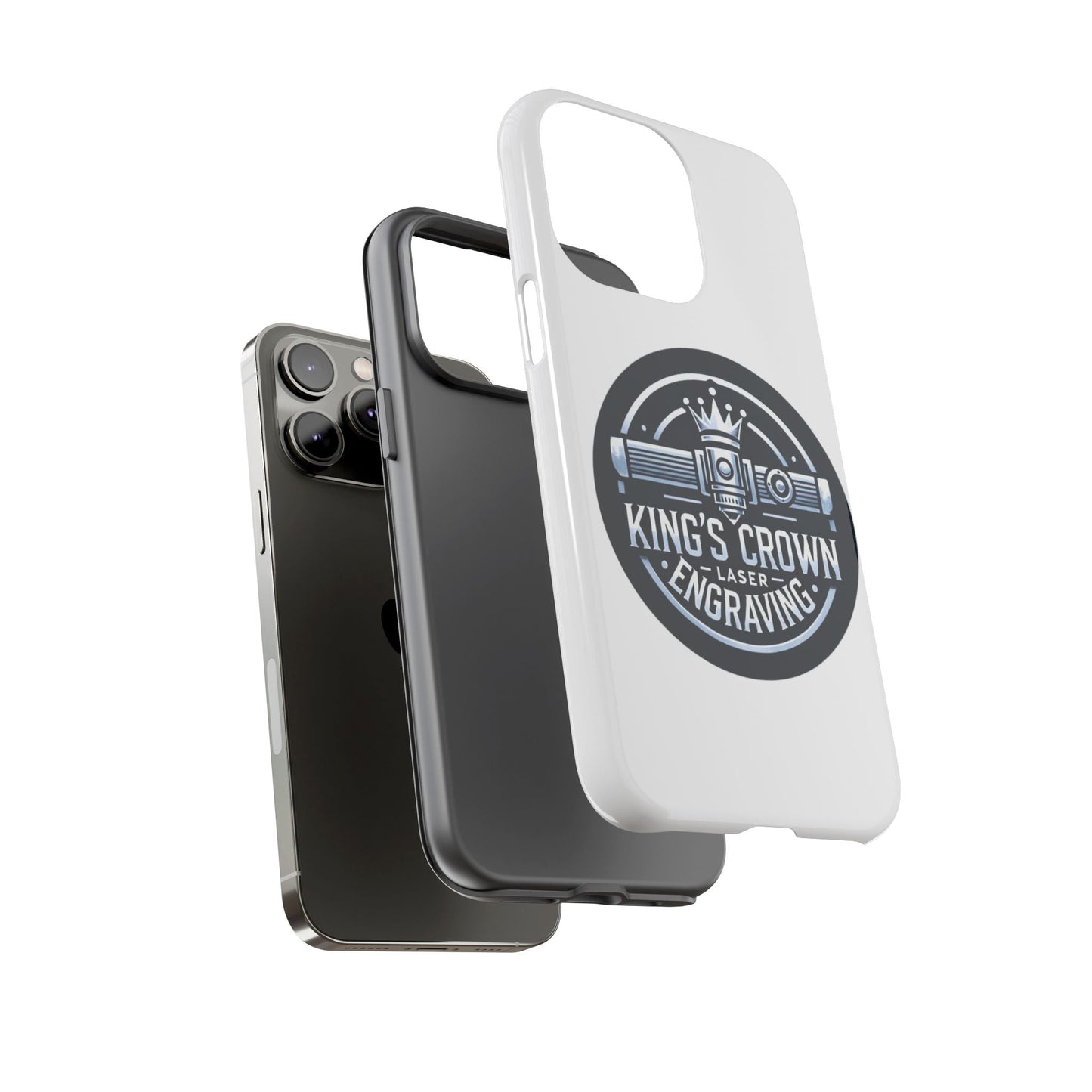 Custom Laser Engraved Phone Case, Tough Cases for Kings and Queens, Stylish Phone Accessories, Custom Gifts, Unique Designs Printify