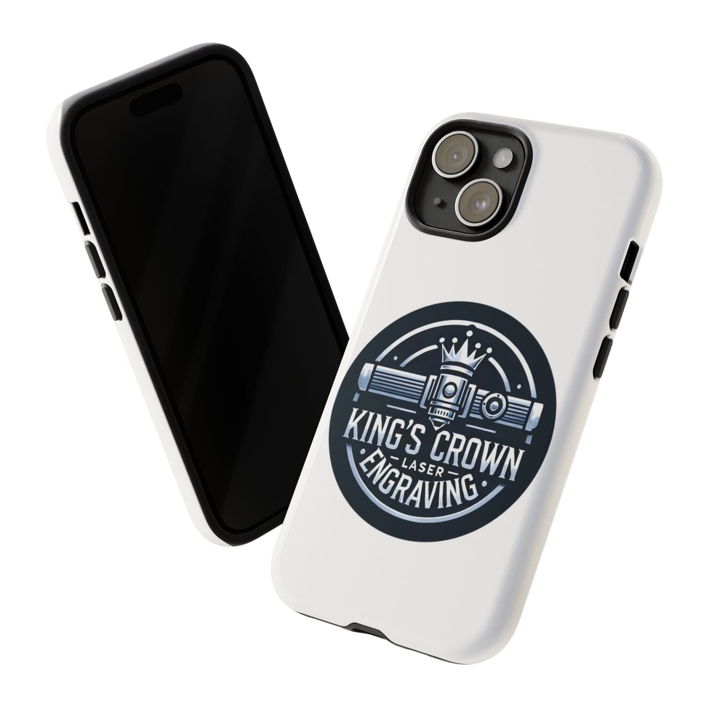 Custom Laser Engraved Phone Case, Tough Cases for Kings and Queens, Stylish Phone Accessories, Custom Gifts, Unique Designs Printify