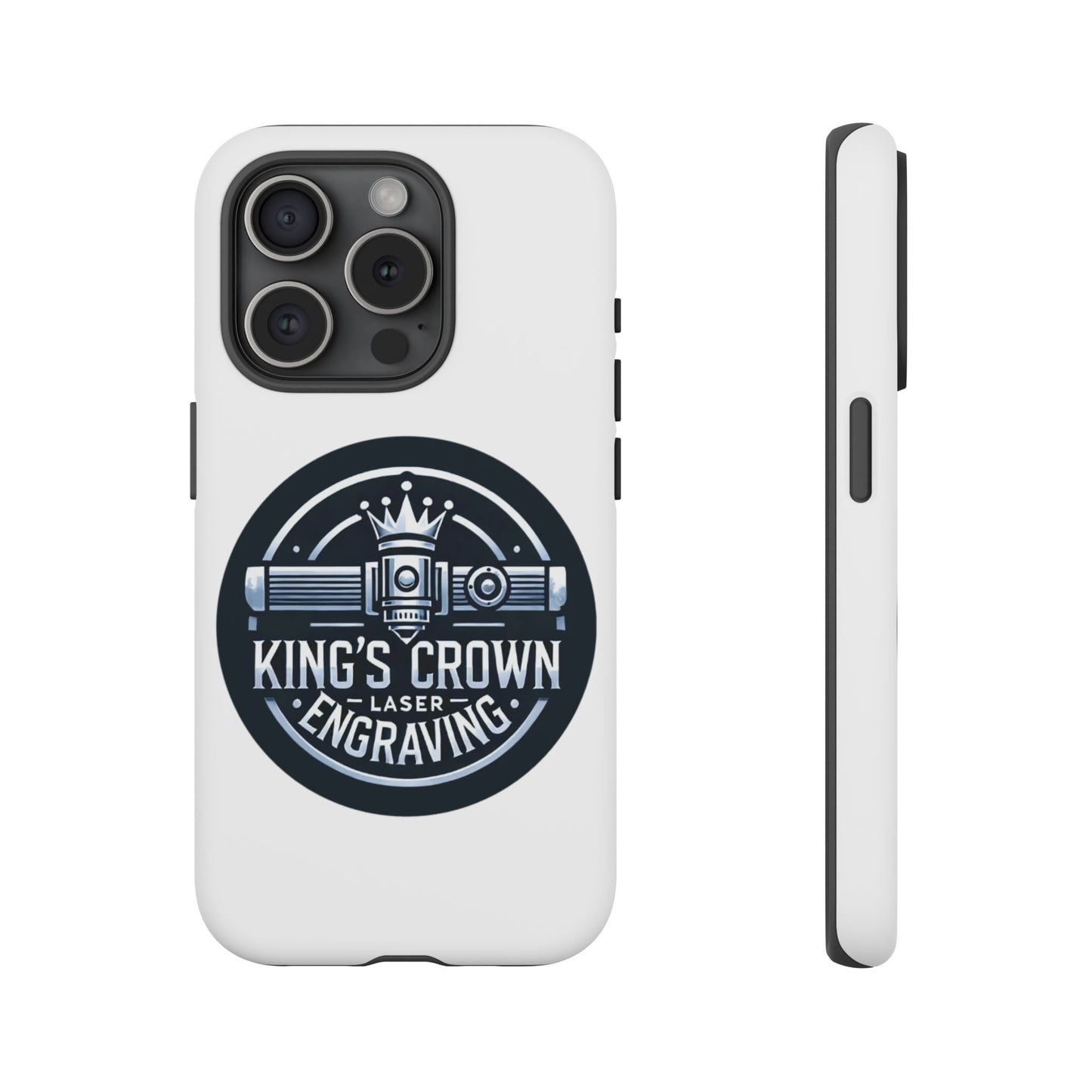Custom Laser Engraved Phone Case, Tough Cases for Kings and Queens, Stylish Phone Accessories, Custom Gifts, Unique Designs Printify
