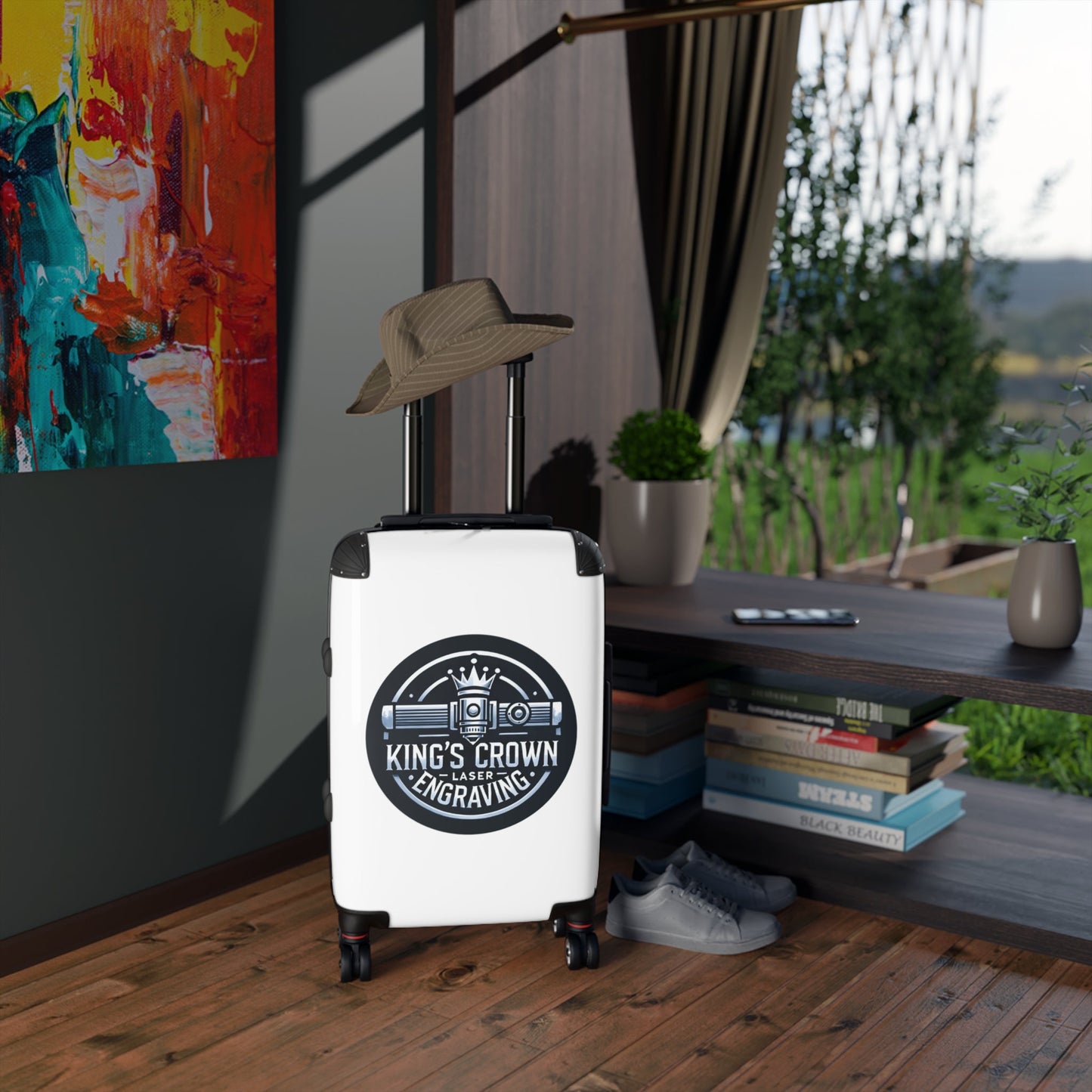 Custom Personalized Suitcase for Travel Adventures, Unique Luggage Bag, Custom Engraved, Great Gift for Travelers, Stylish & Functional Printify