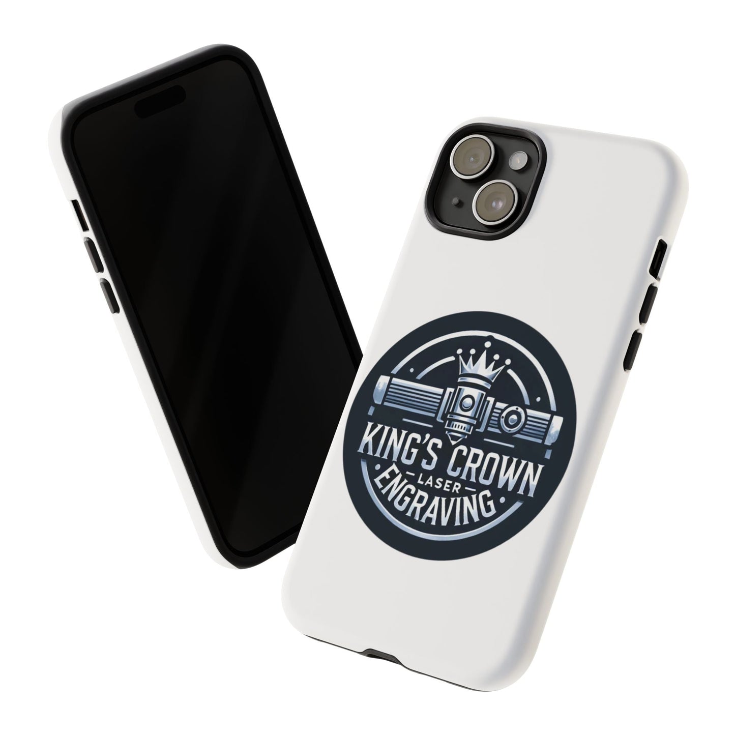 Custom Laser Engraved Phone Case, Tough Cases for Kings and Queens, Stylish Phone Accessories, Custom Gifts, Unique Designs Printify