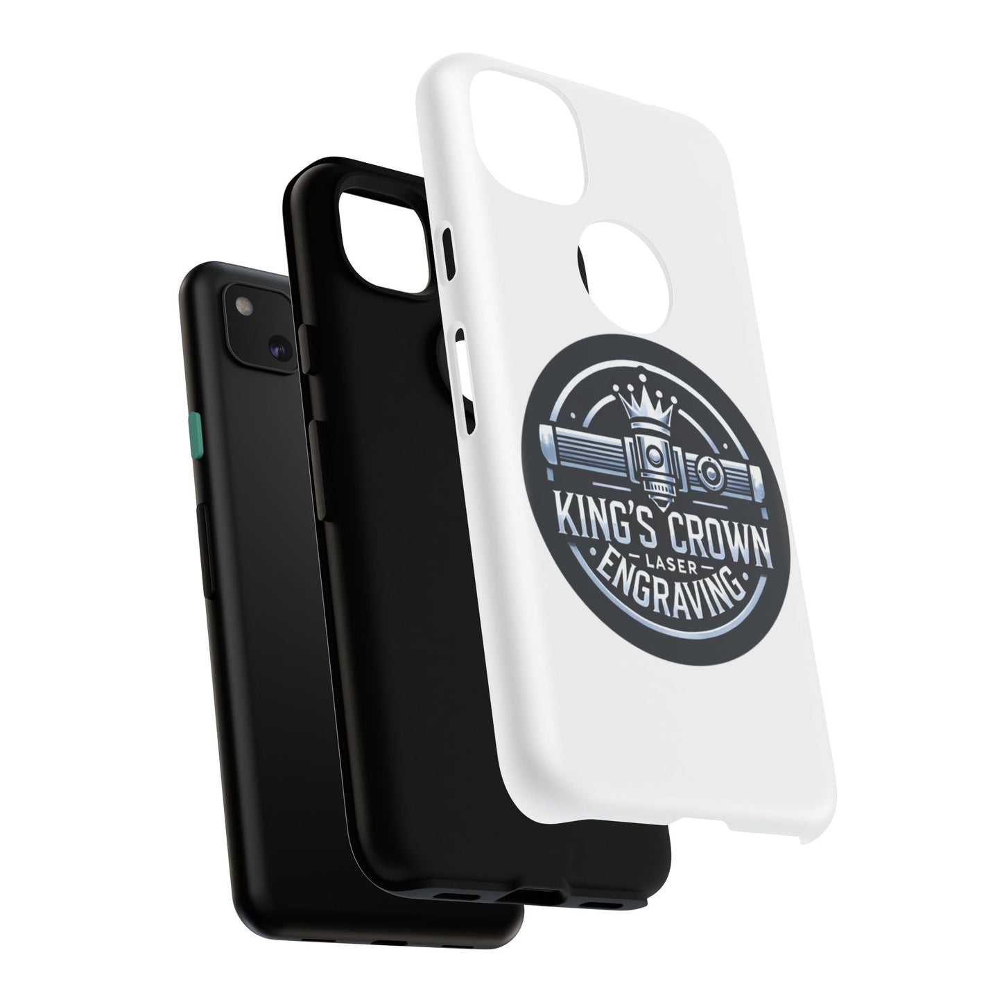 Custom Laser Engraved Phone Case, Tough Cases for Kings and Queens, Stylish Phone Accessories, Custom Gifts, Unique Designs Printify