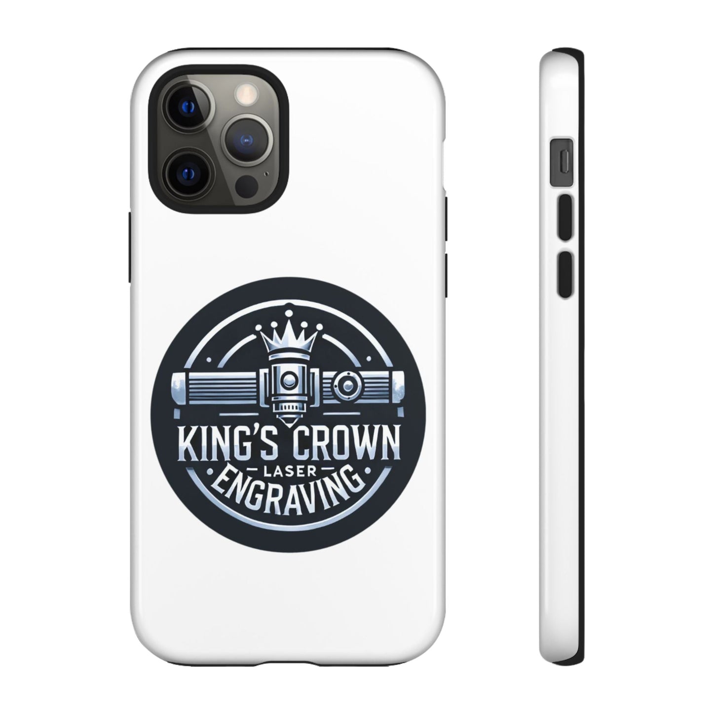 Custom Laser Engraved Phone Case, Tough Cases for Kings and Queens, Stylish Phone Accessories, Custom Gifts, Unique Designs Printify