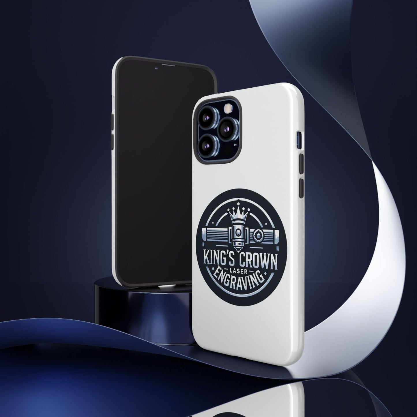 Custom Laser Engraved Phone Case, Tough Cases for Kings and Queens, Stylish Phone Accessories, Custom Gifts, Unique Designs Printify