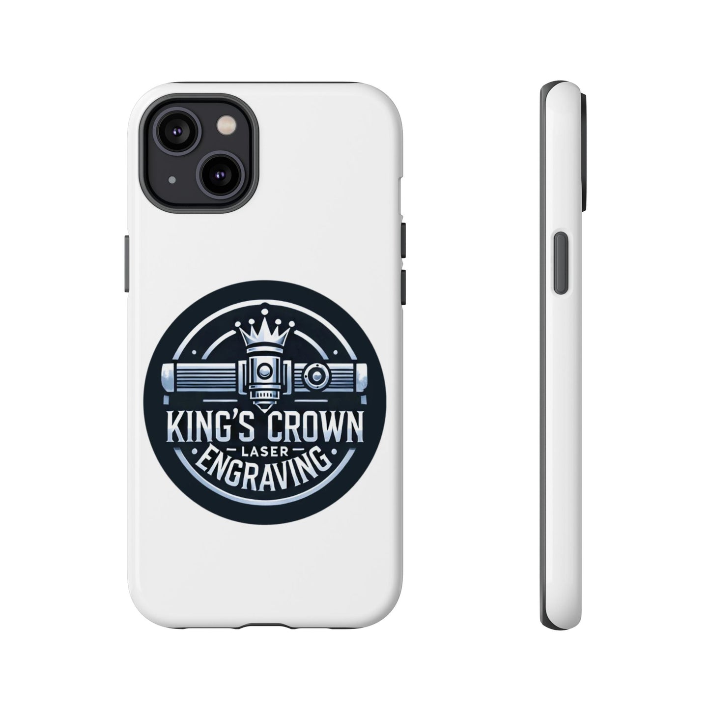 Custom Laser Engraved Phone Case, Tough Cases for Kings and Queens, Stylish Phone Accessories, Custom Gifts, Unique Designs Printify