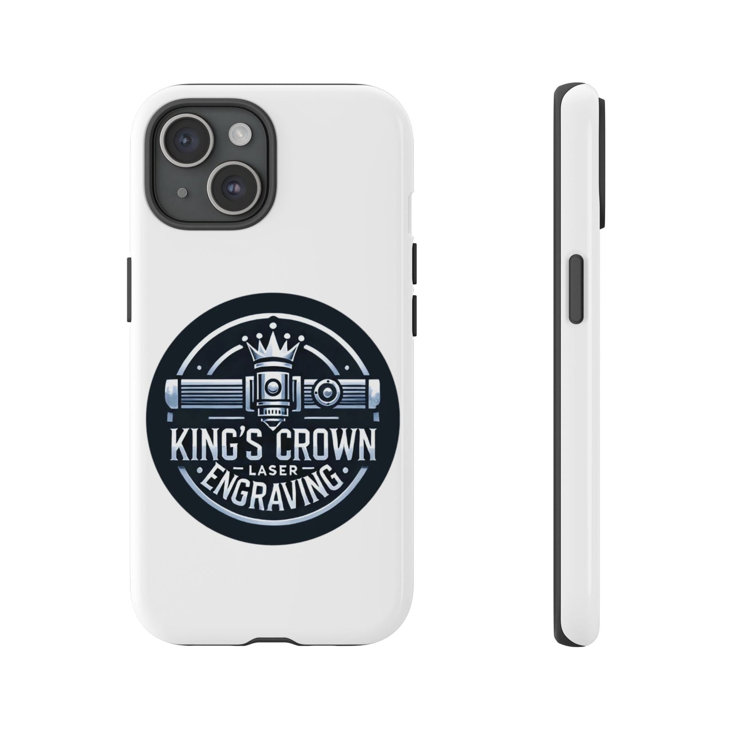 Custom Laser Engraved Phone Case, Tough Cases for Kings and Queens, Stylish Phone Accessories, Custom Gifts, Unique Designs Printify