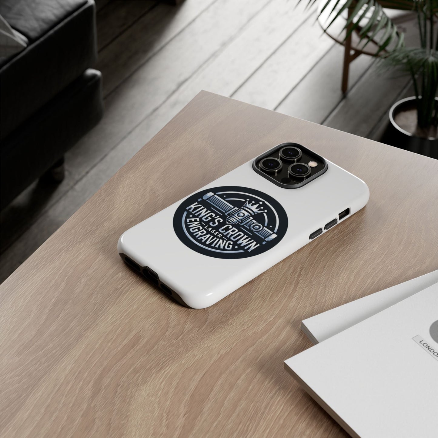 Custom Laser Engraved Phone Case, Tough Cases for Kings and Queens, Stylish Phone Accessories, Custom Gifts, Unique Designs Printify