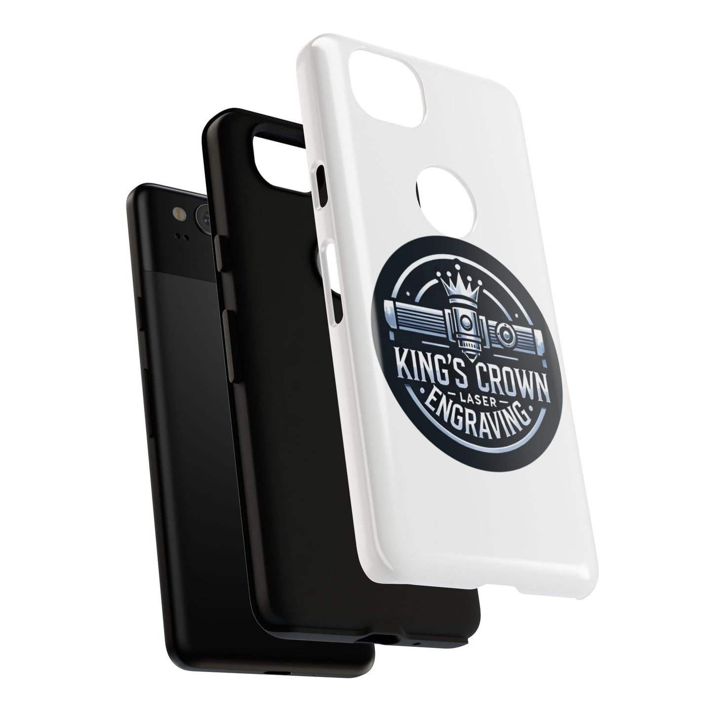 Custom Laser Engraved Phone Case, Tough Cases for Kings and Queens, Stylish Phone Accessories, Custom Gifts, Unique Designs Printify