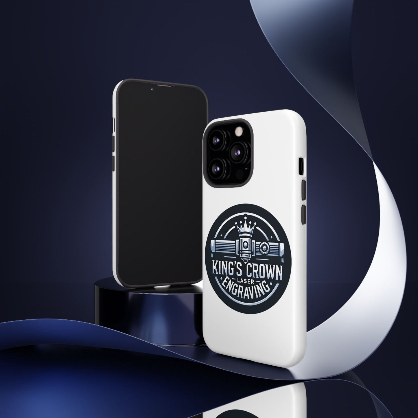 Custom Laser Engraved Phone Case, Tough Cases for Kings and Queens, Stylish Phone Accessories, Custom Gifts, Unique Designs Printify