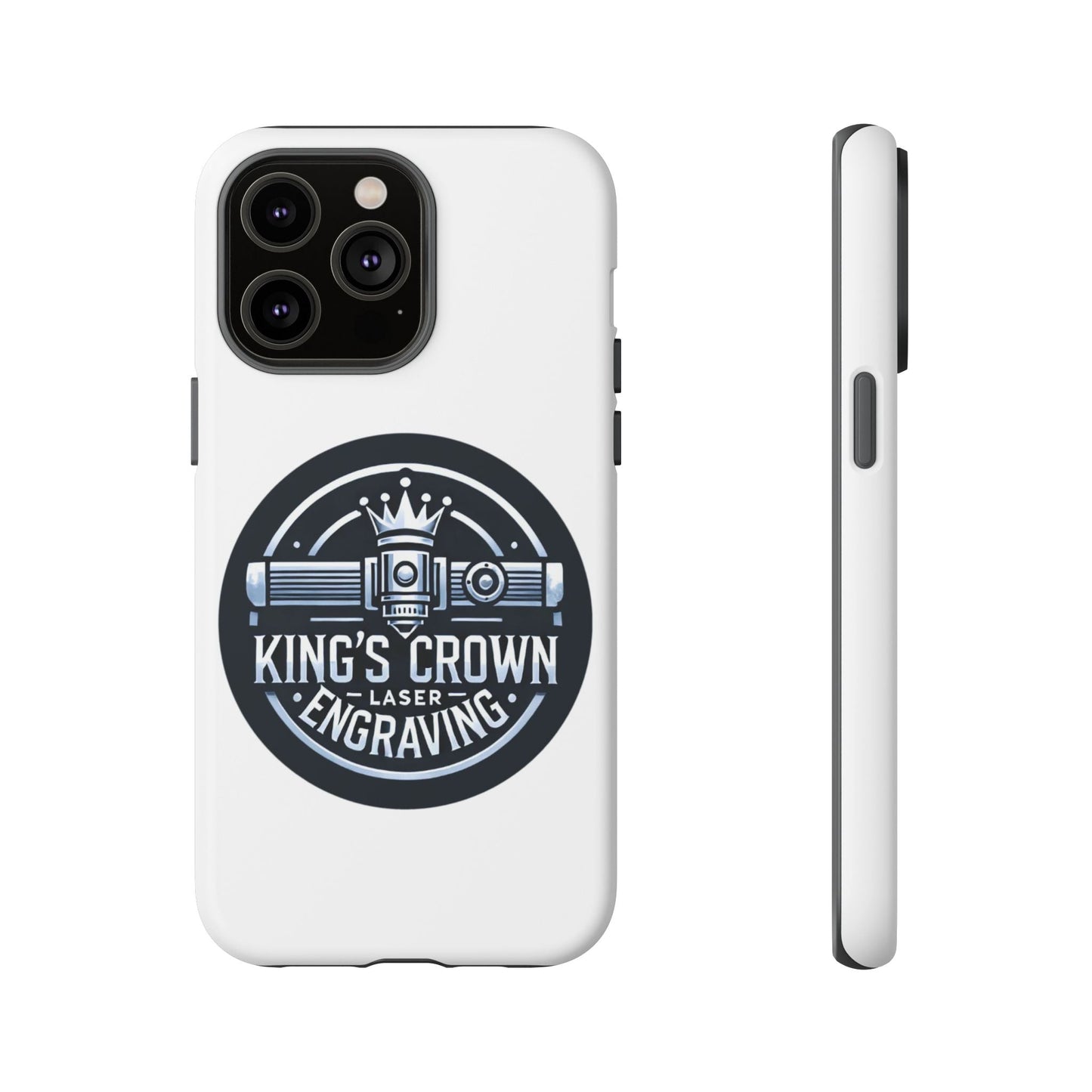 Custom Laser Engraved Phone Case, Tough Cases for Kings and Queens, Stylish Phone Accessories, Custom Gifts, Unique Designs Printify