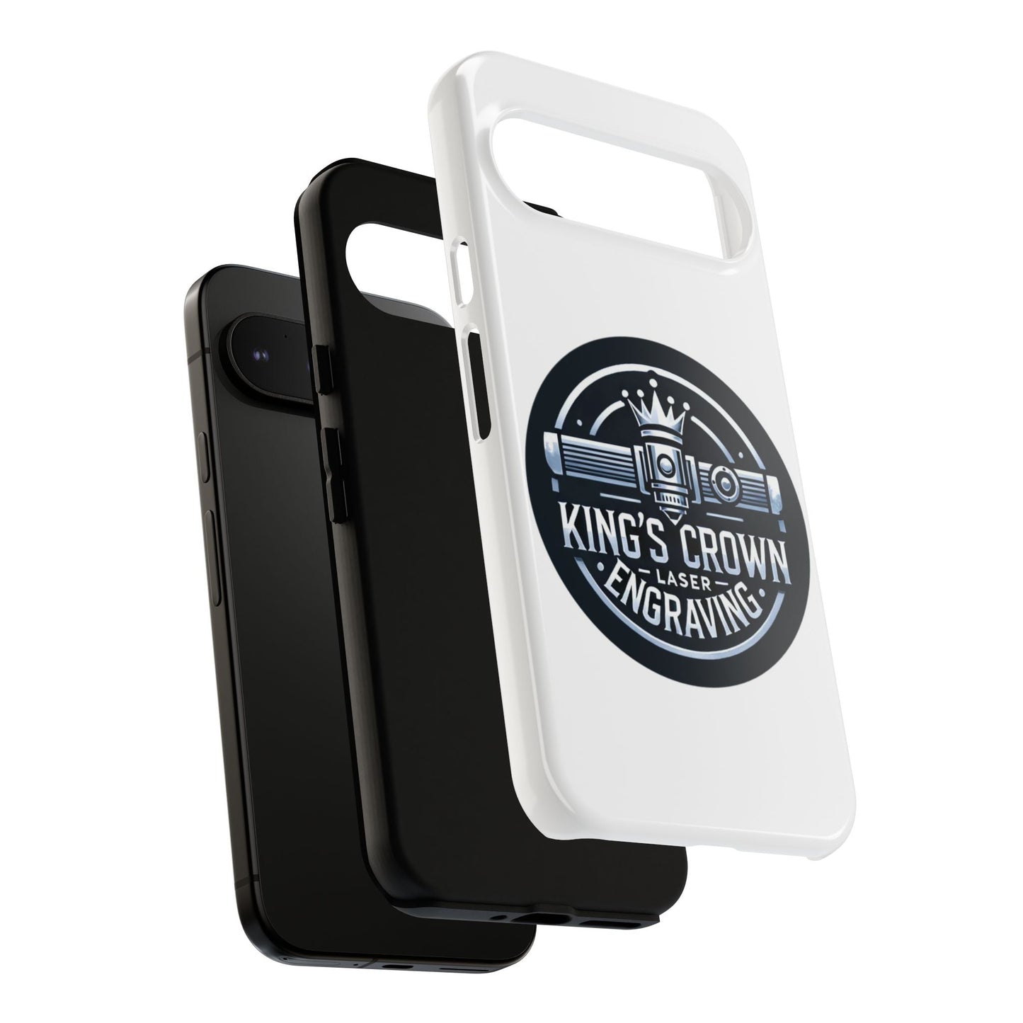 Custom Laser Engraved Phone Case, Tough Cases for Kings and Queens, Stylish Phone Accessories, Custom Gifts, Unique Designs Printify