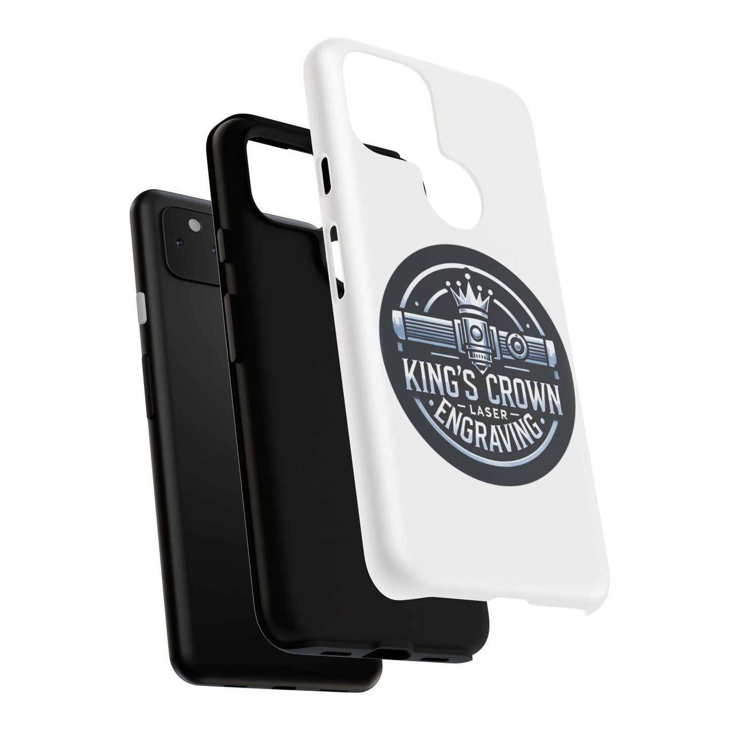 Custom Laser Engraved Phone Case, Tough Cases for Kings and Queens, Stylish Phone Accessories, Custom Gifts, Unique Designs Printify