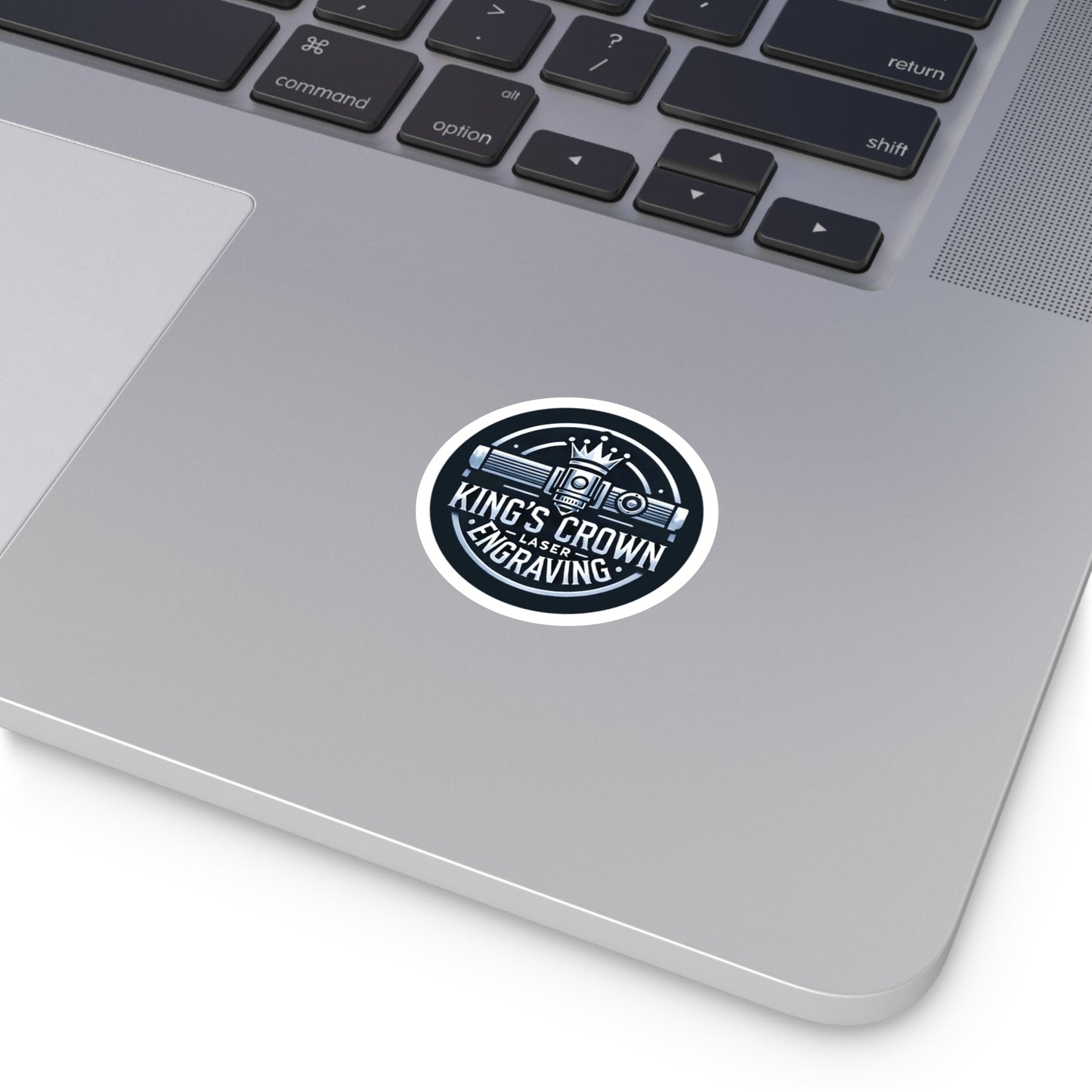 Custom Round Vinyl Stickers, Personalized Decals for Engraving Lovers, Unique Gifts for Artists, Party Favors, Craft Supplies Printify