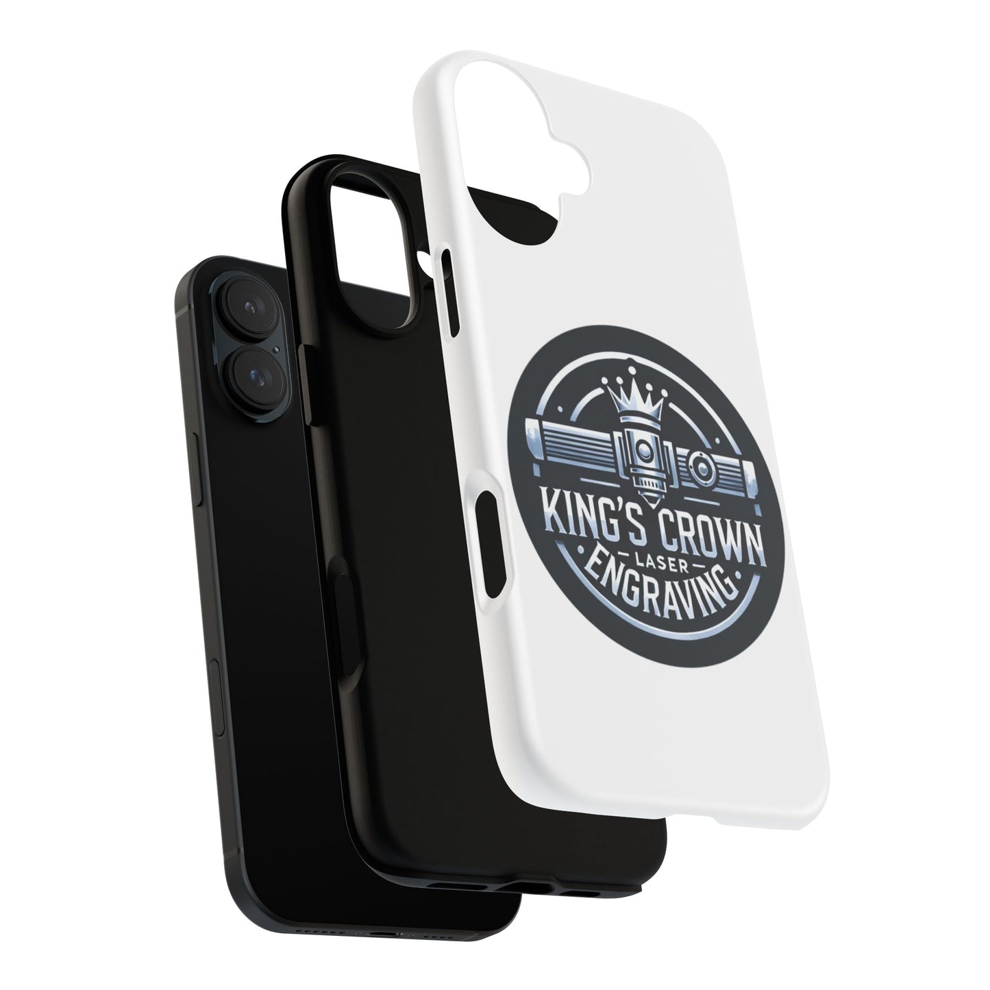 Custom Laser Engraved Phone Case, Tough Cases for Kings and Queens, Stylish Phone Accessories, Custom Gifts, Unique Designs Printify