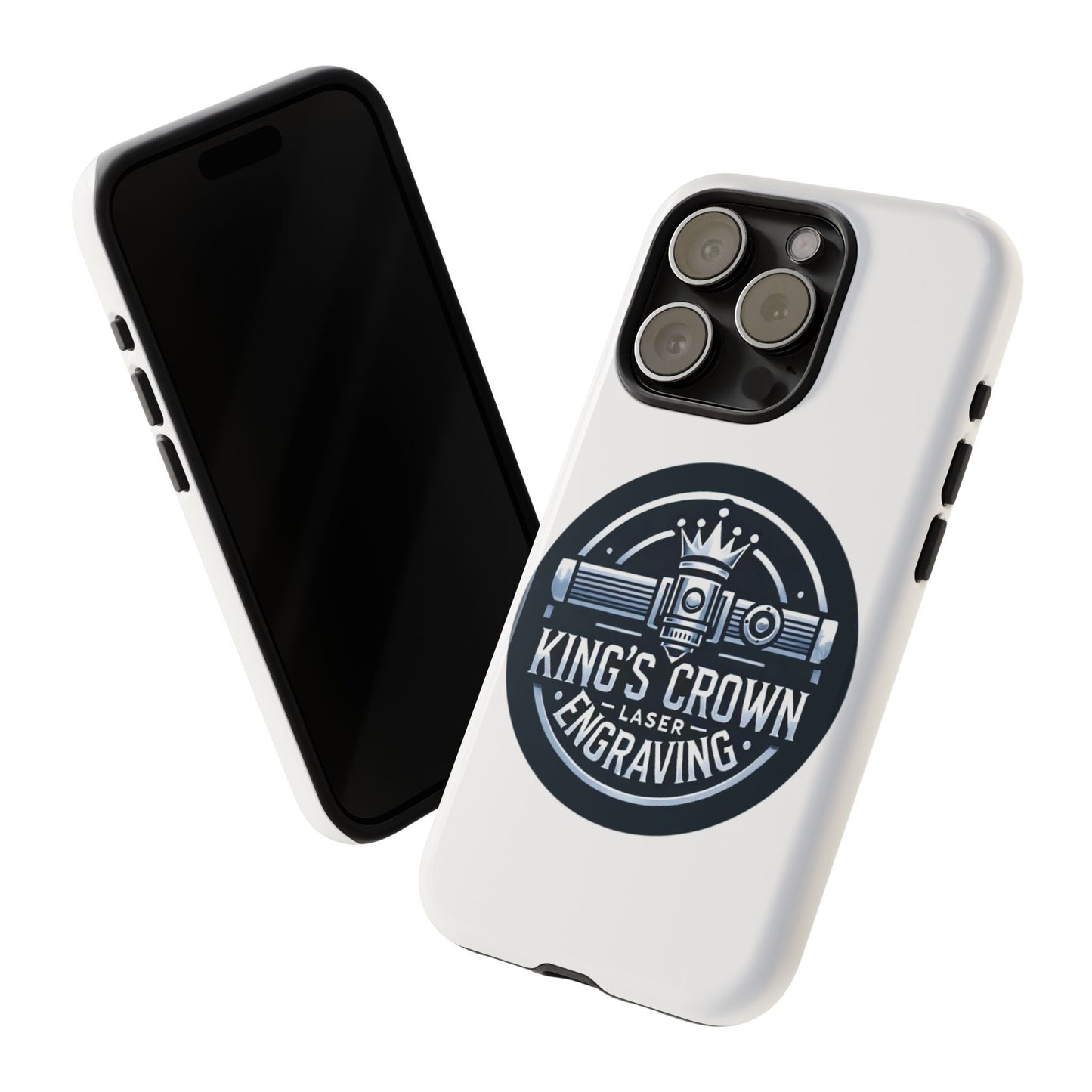 Custom Laser Engraved Phone Case, Tough Cases for Kings and Queens, Stylish Phone Accessories, Custom Gifts, Unique Designs Printify
