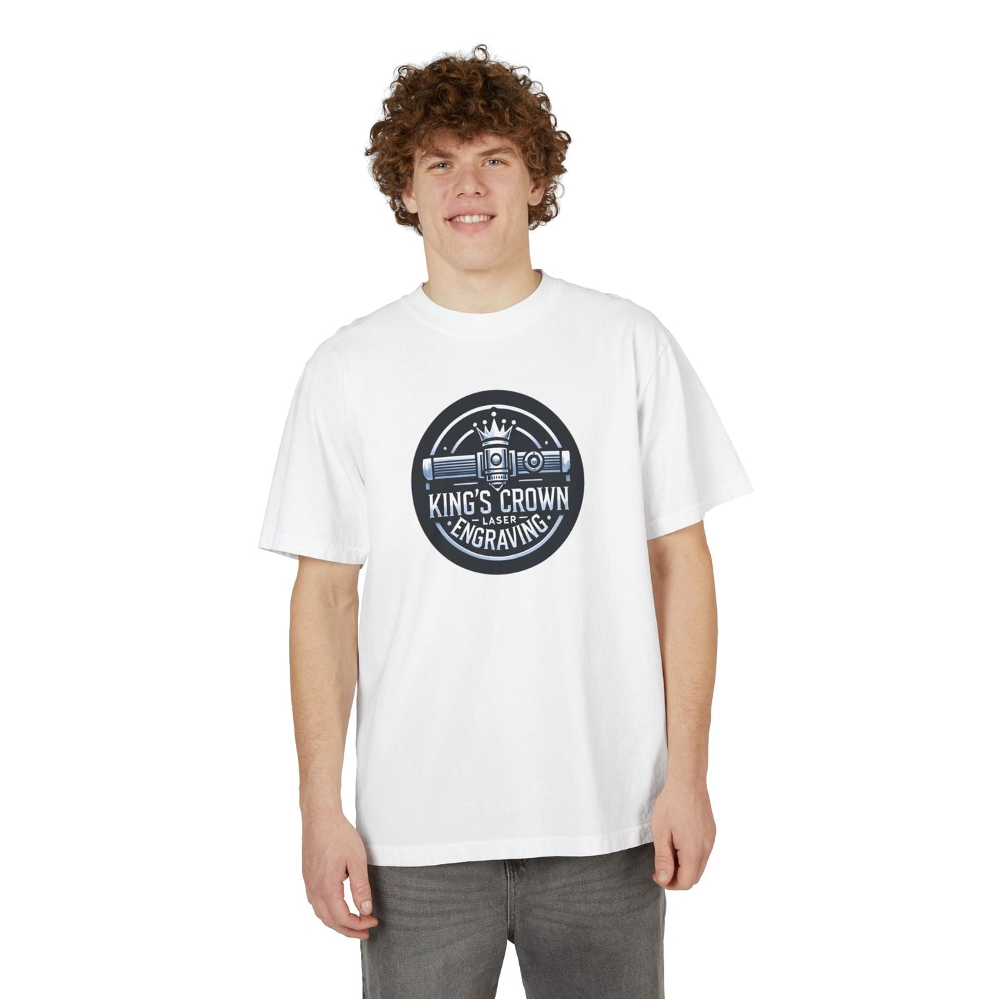 Custom Unisex King’s Crown Graphic T-Shirt, Casual Wear, Gifts for Him, Birthday, Crown Enthusiast Apparel, Engraving Theme Tee Printify