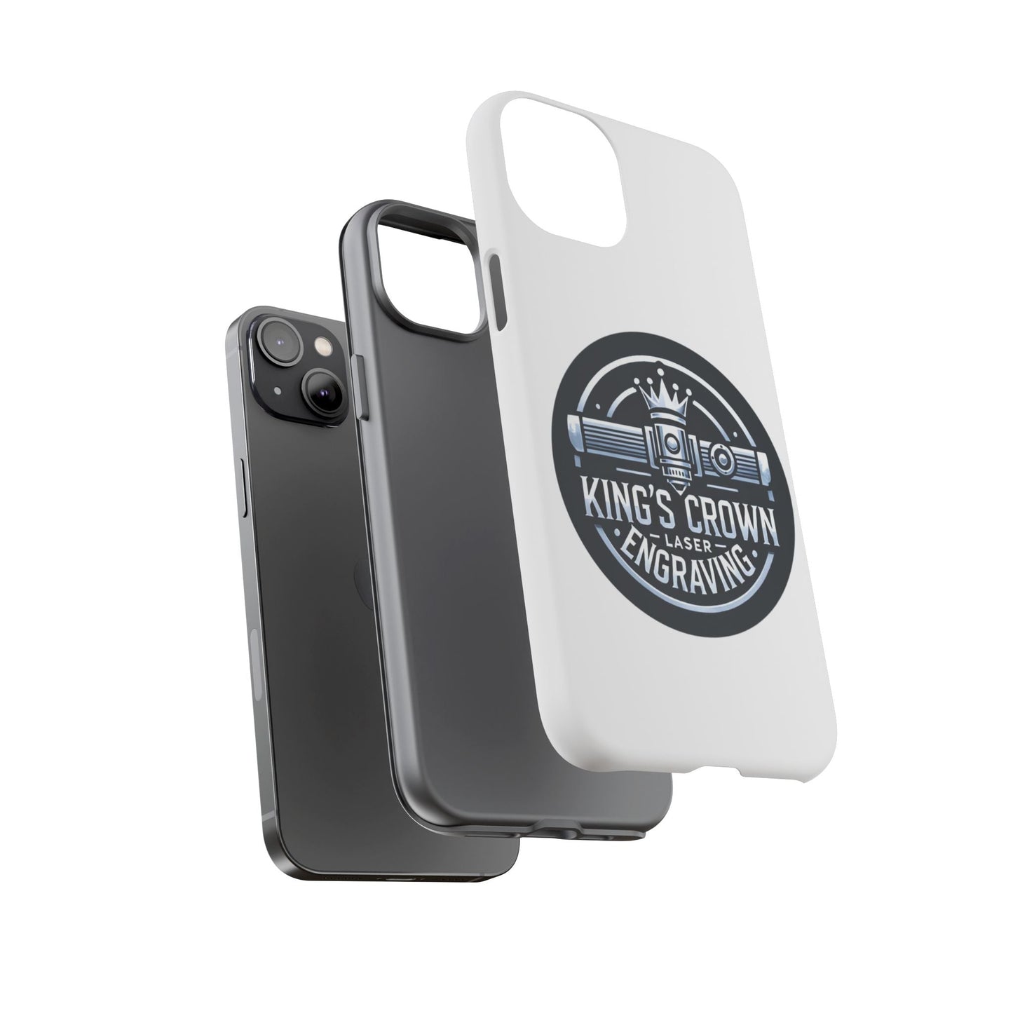Custom Laser Engraved Phone Case, Tough Cases for Kings and Queens, Stylish Phone Accessories, Custom Gifts, Unique Designs Printify
