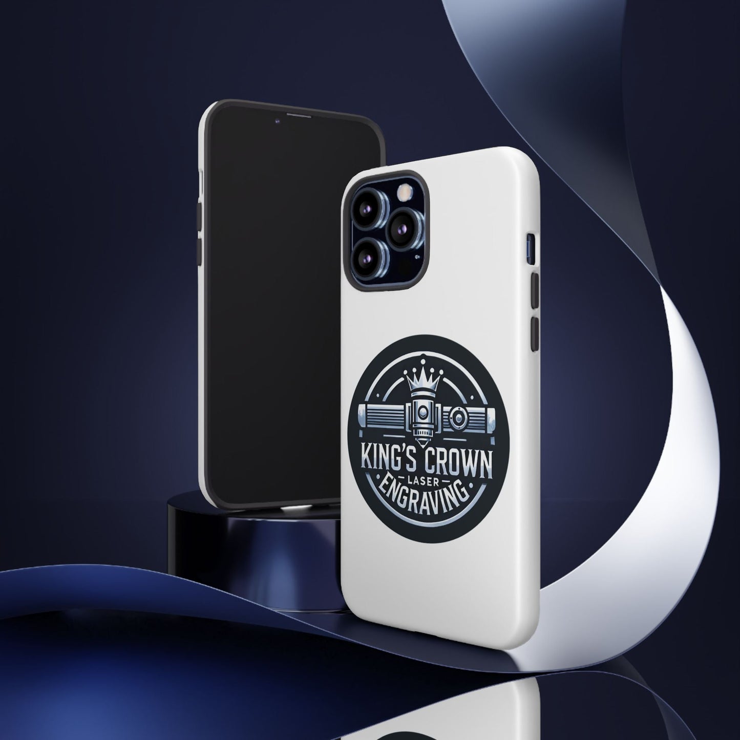 Custom Laser Engraved Phone Case, Tough Cases for Kings and Queens, Stylish Phone Accessories, Custom Gifts, Unique Designs Printify