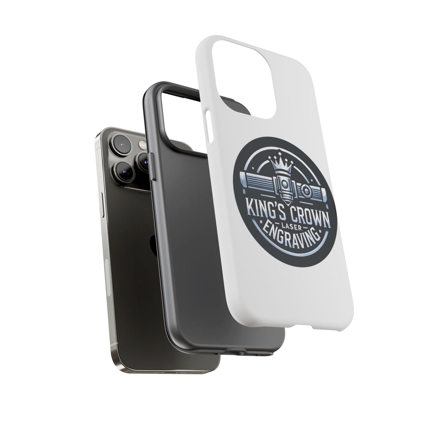 Custom Laser Engraved Phone Case, Tough Cases for Kings and Queens, Stylish Phone Accessories, Custom Gifts, Unique Designs Printify