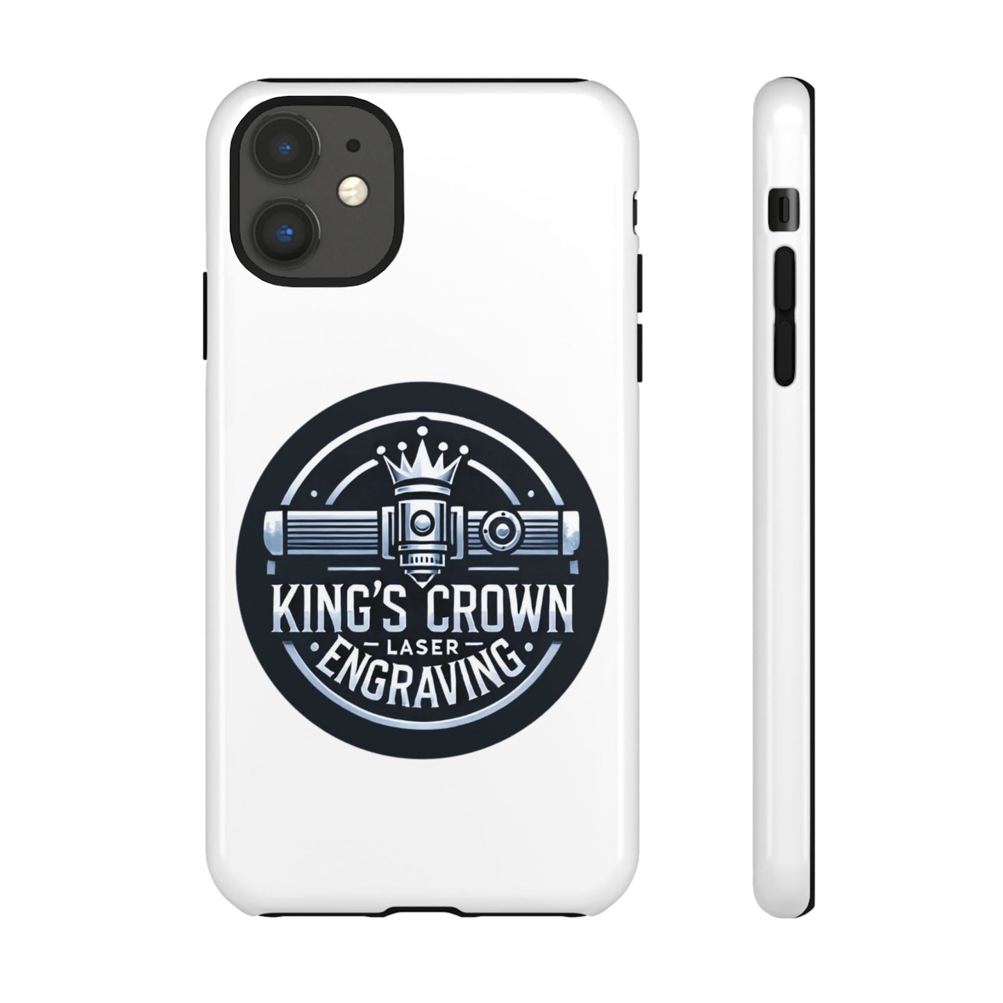 Custom Laser Engraved Phone Case, Tough Cases for Kings and Queens, Stylish Phone Accessories, Custom Gifts, Unique Designs Printify