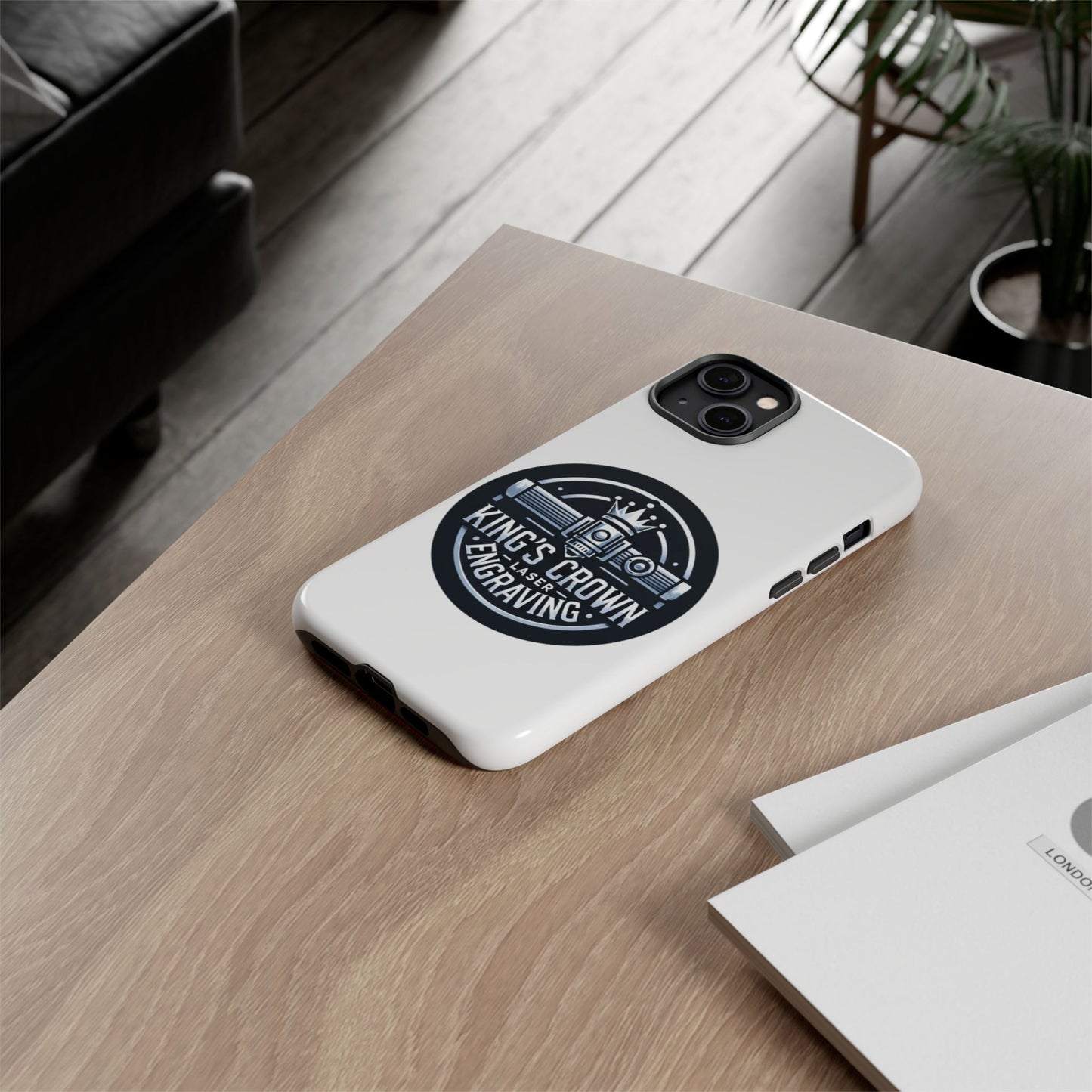 Custom Laser Engraved Phone Case, Tough Cases for Kings and Queens, Stylish Phone Accessories, Custom Gifts, Unique Designs Printify