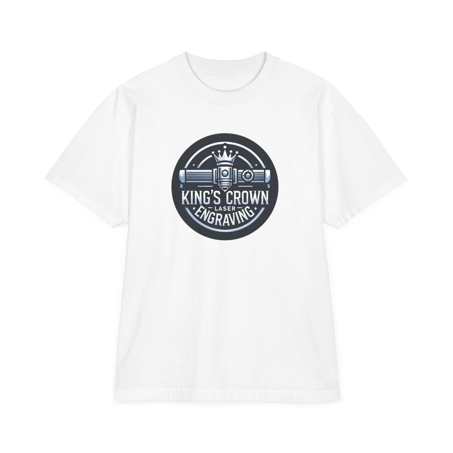 Custom Unisex King’s Crown Graphic T-Shirt, Casual Wear, Gifts for Him, Birthday, Crown Enthusiast Apparel, Engraving Theme Tee Printify